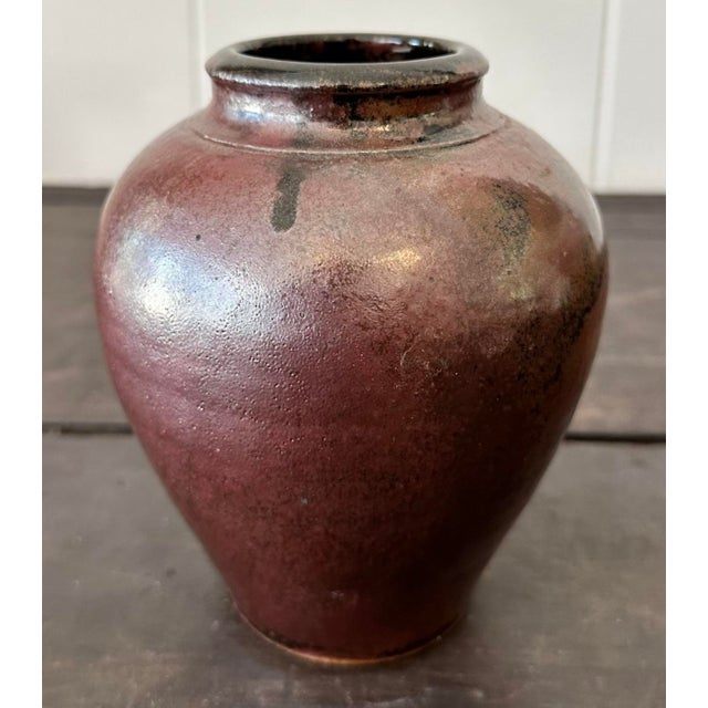 Vintage Boho Ceramic Vase - Detail view