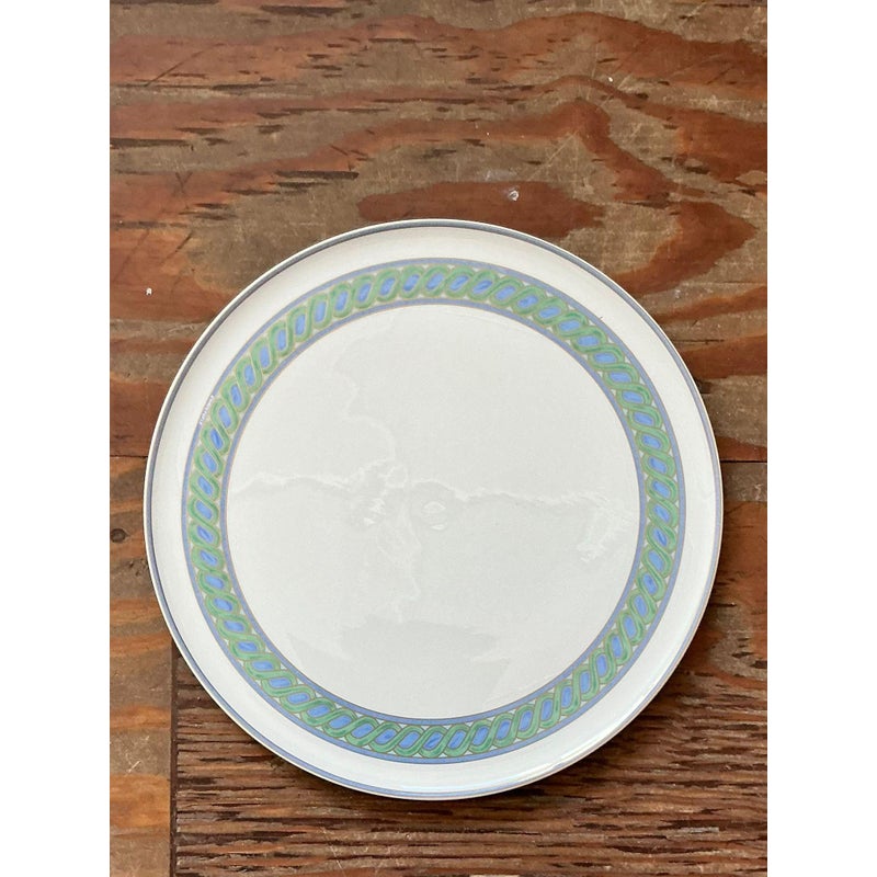 Vintage Boho Christofle "Torsada" Cake Plates - A Pair - Side view