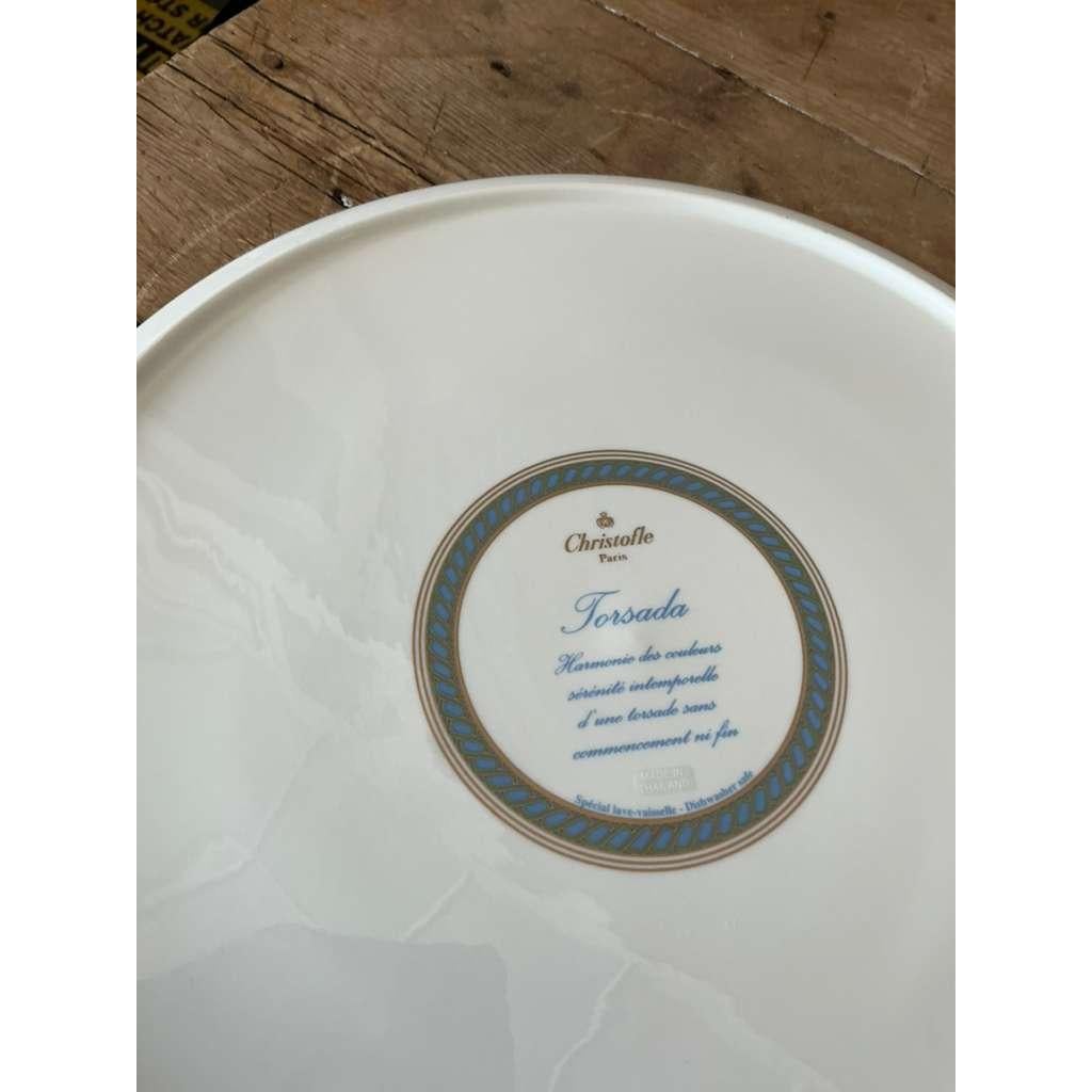 Vintage Boho Christofle "Torsada" Cake Plates - A Pair - Back view