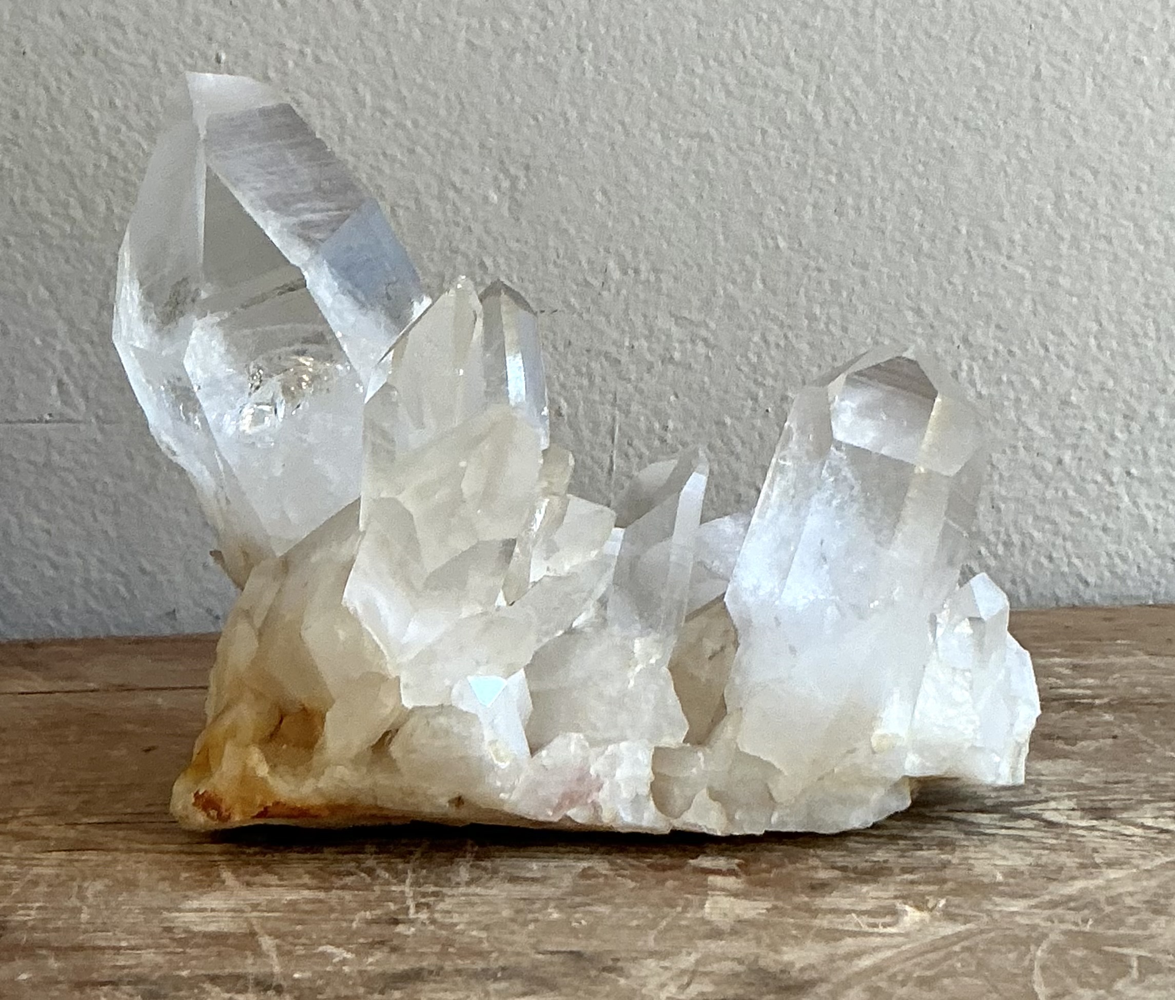 Vintage Boho Clear Quartz Cluster - Detail view