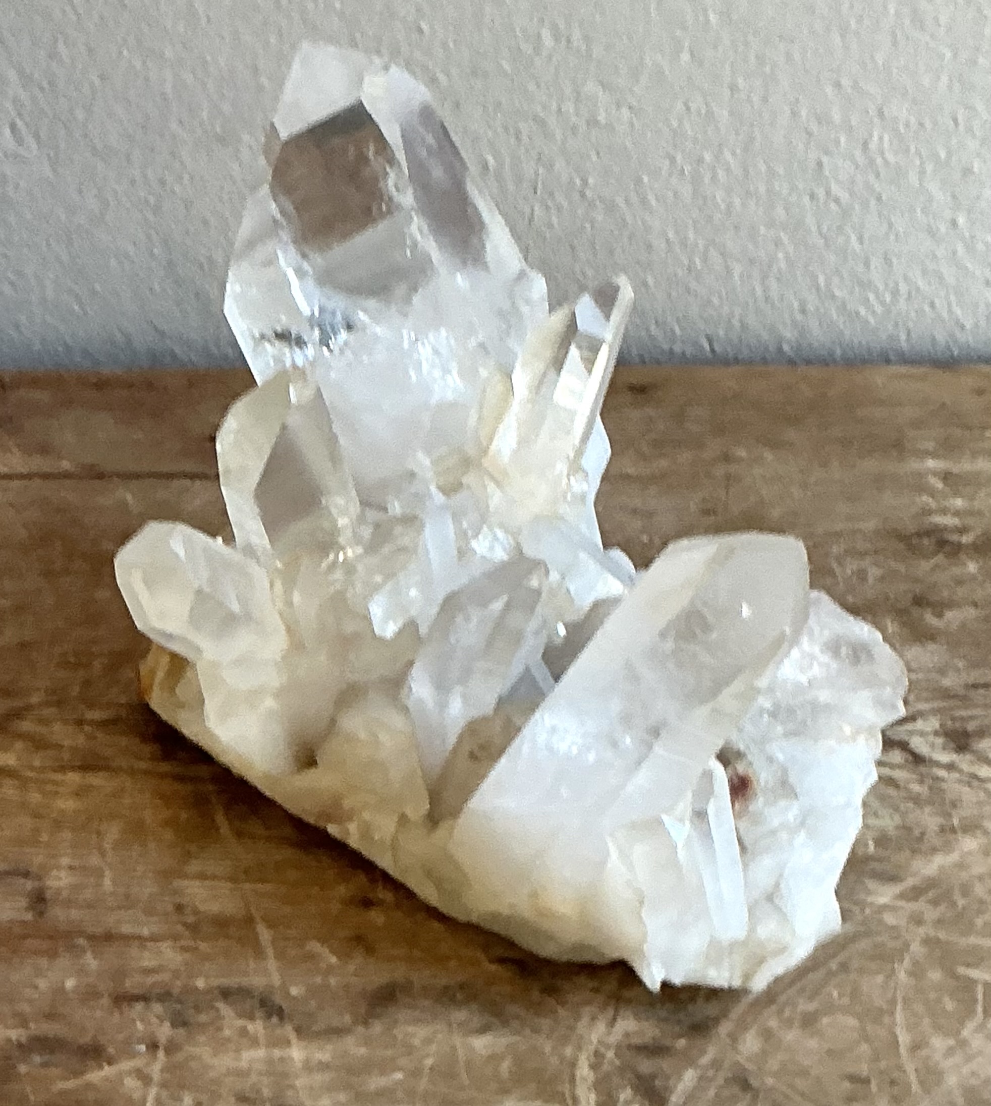 Vintage Boho Clear Quartz Cluster - Back view