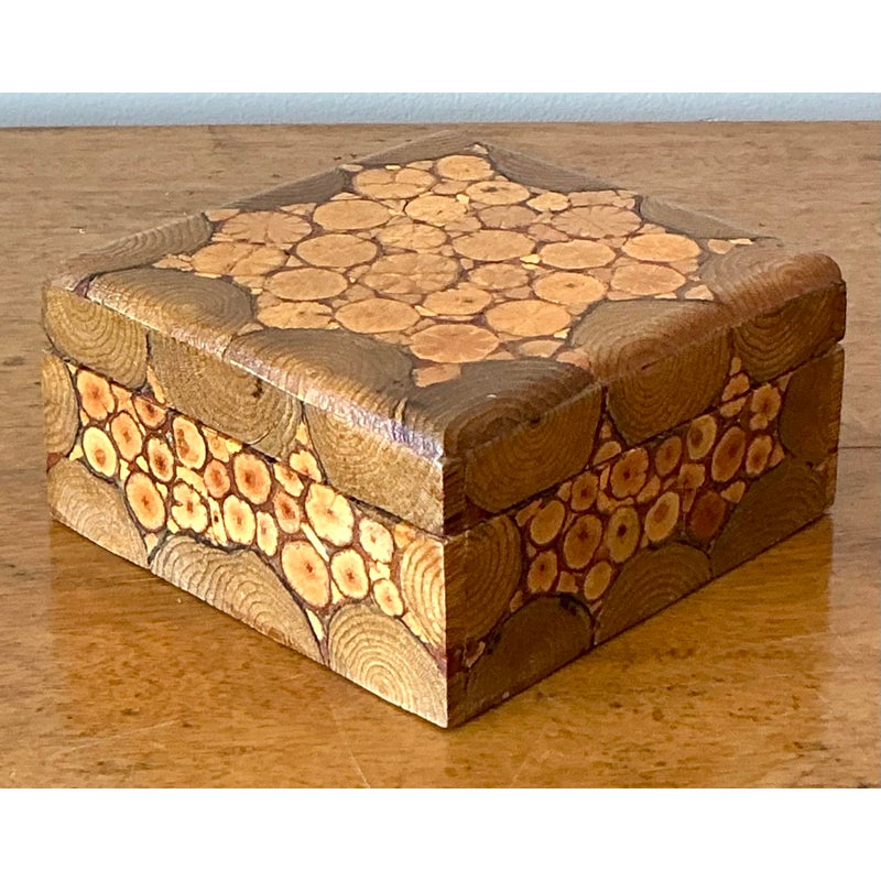 Vintage Boho Cut Branches Box - Top view