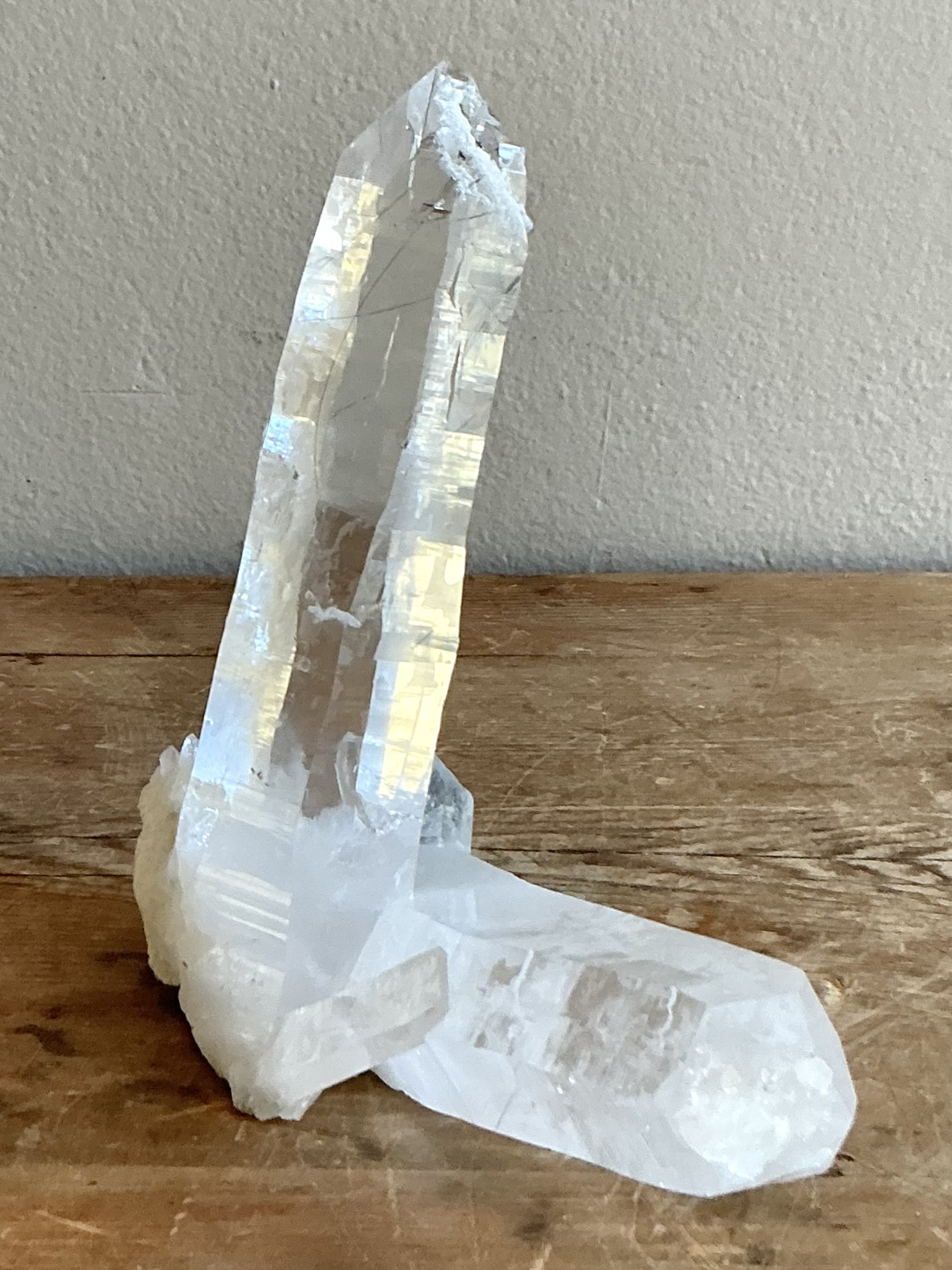 Vintage Boho Double Headed Quartz Points - Detail view
