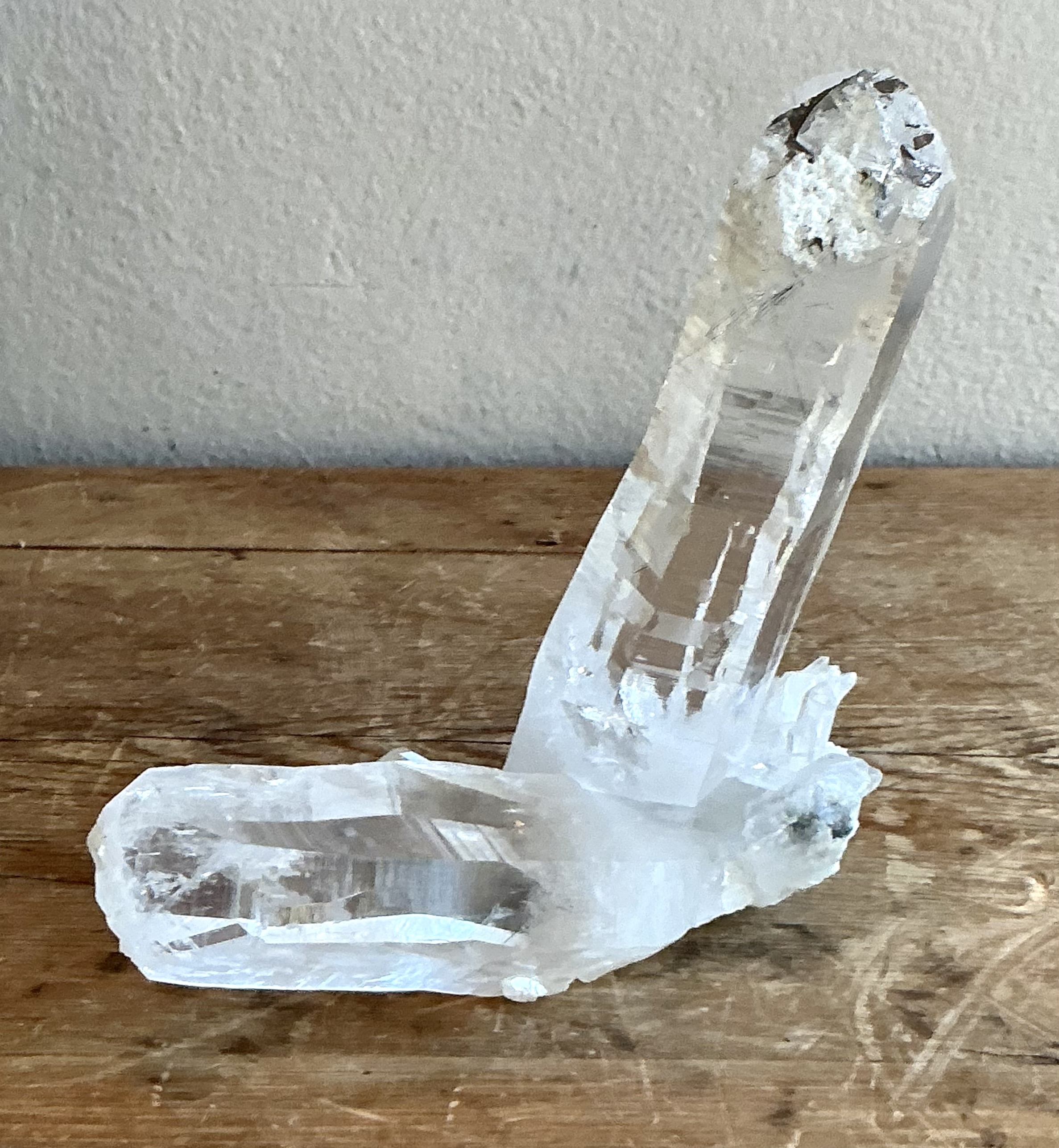 Vintage Boho Double Headed Quartz Points - Back view
