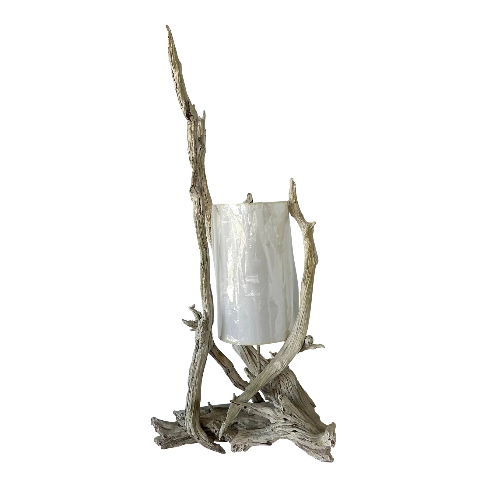 Vintage Boho Driftwood Lamp