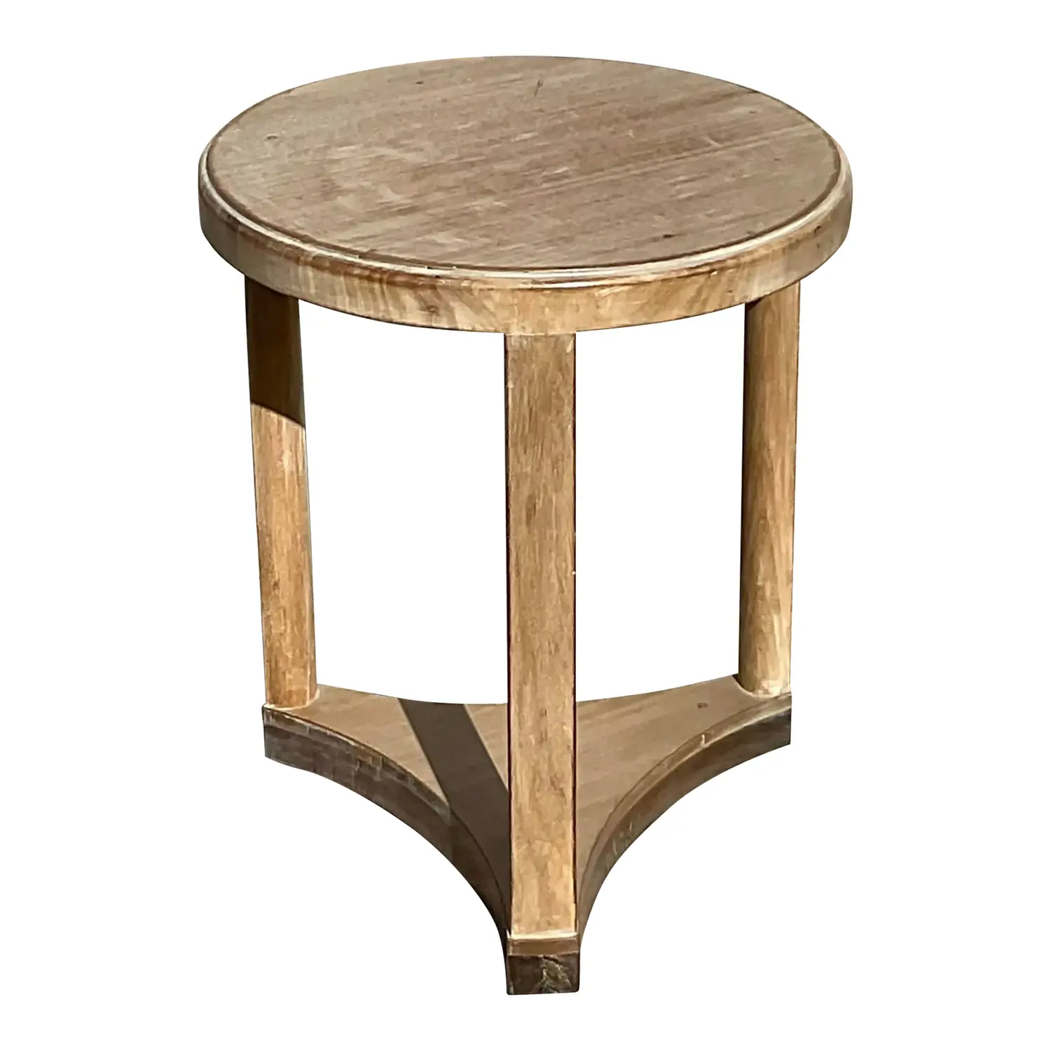 Vintage Boho Dunbar Washed Wood Side Table