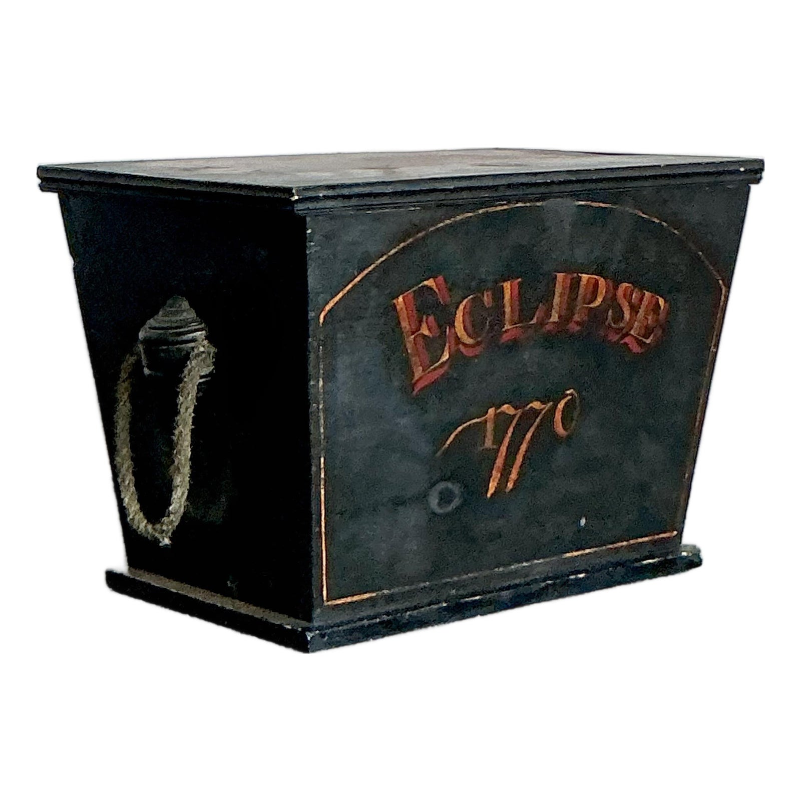 Vintage Boho English Eclipse 770 Wood Trunk