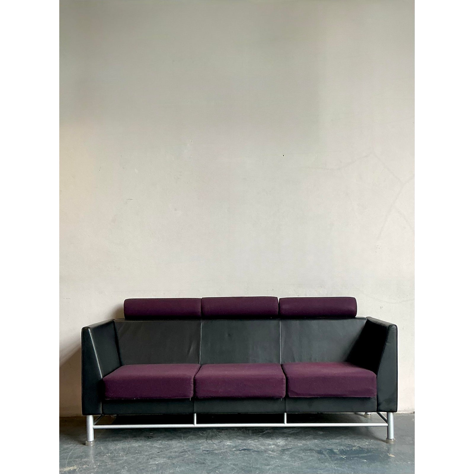 Vintage Boho Ettore Sottsass for Knoll Postmodern Sofa - Top view