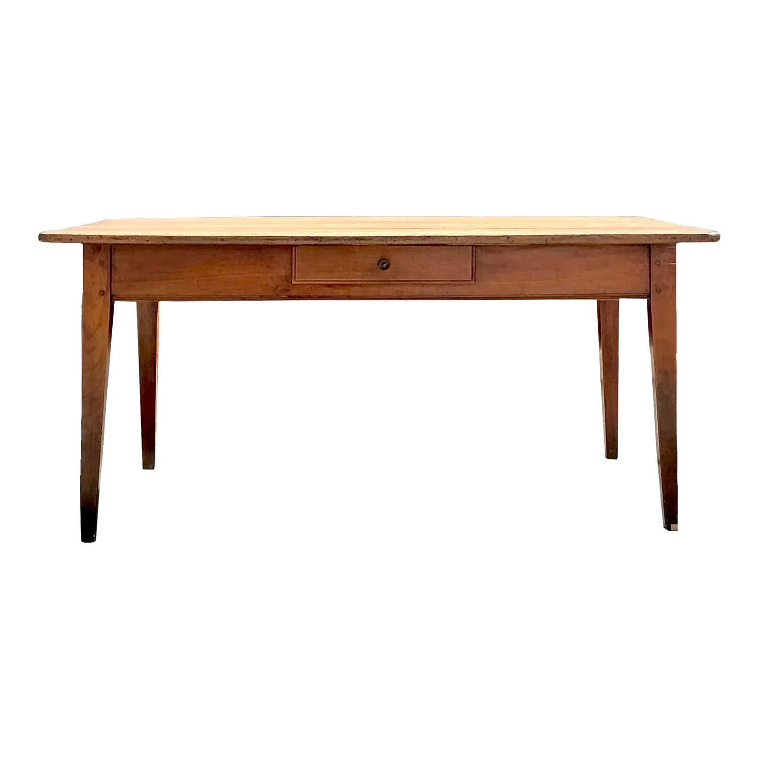 Vintage Boho French Plank Farm Table - Detail view