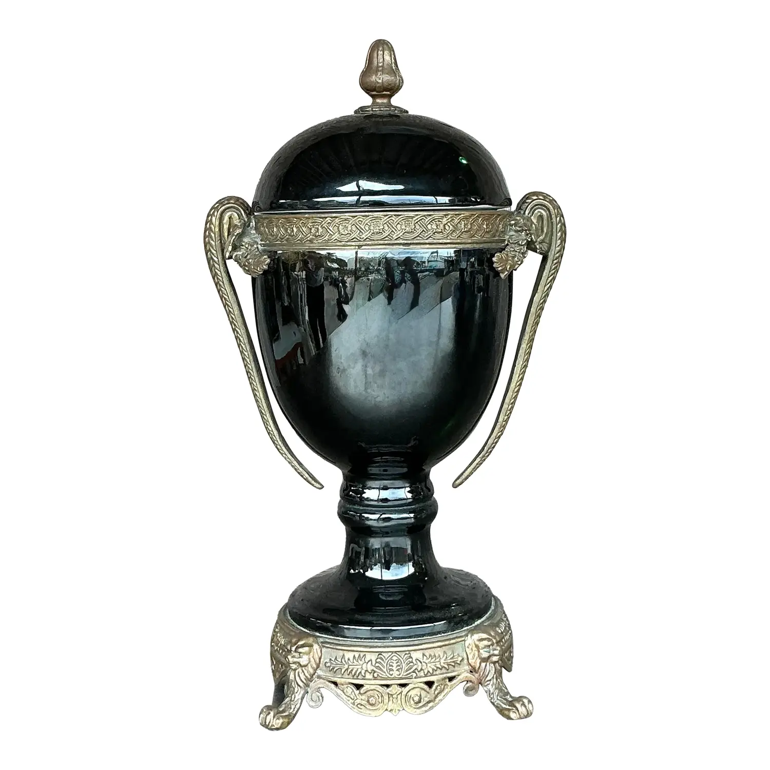 Vintage Boho Grand Tour Lidded Urn