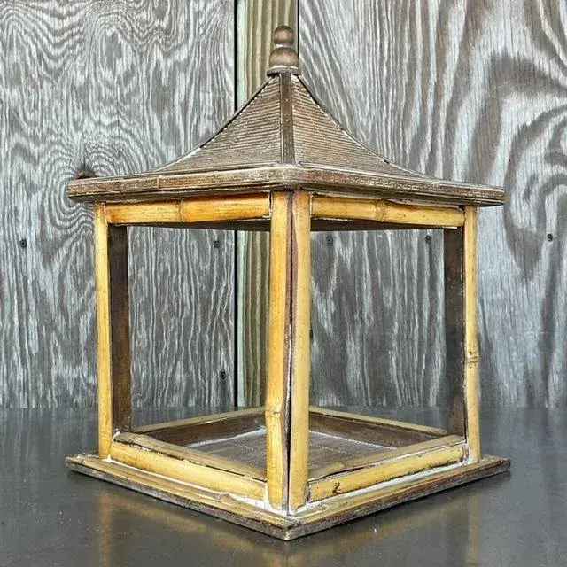 Vintage Boho Greek Key Display Box - Side view