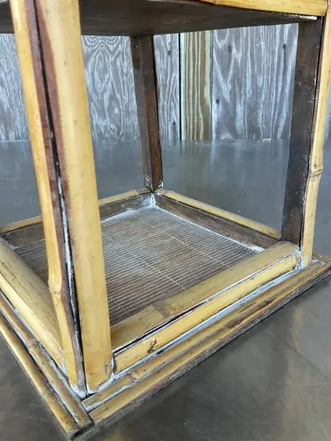 Vintage Boho Greek Key Display Box - Top view