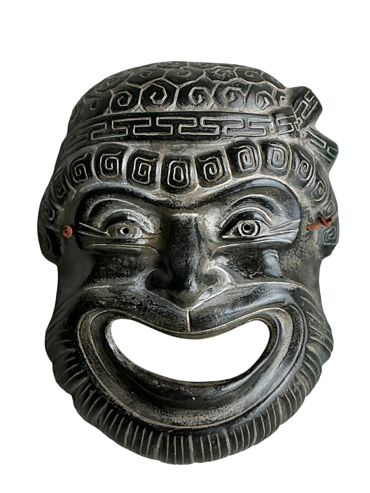 Vintage Boho Greek Terra Cotta Face Mask