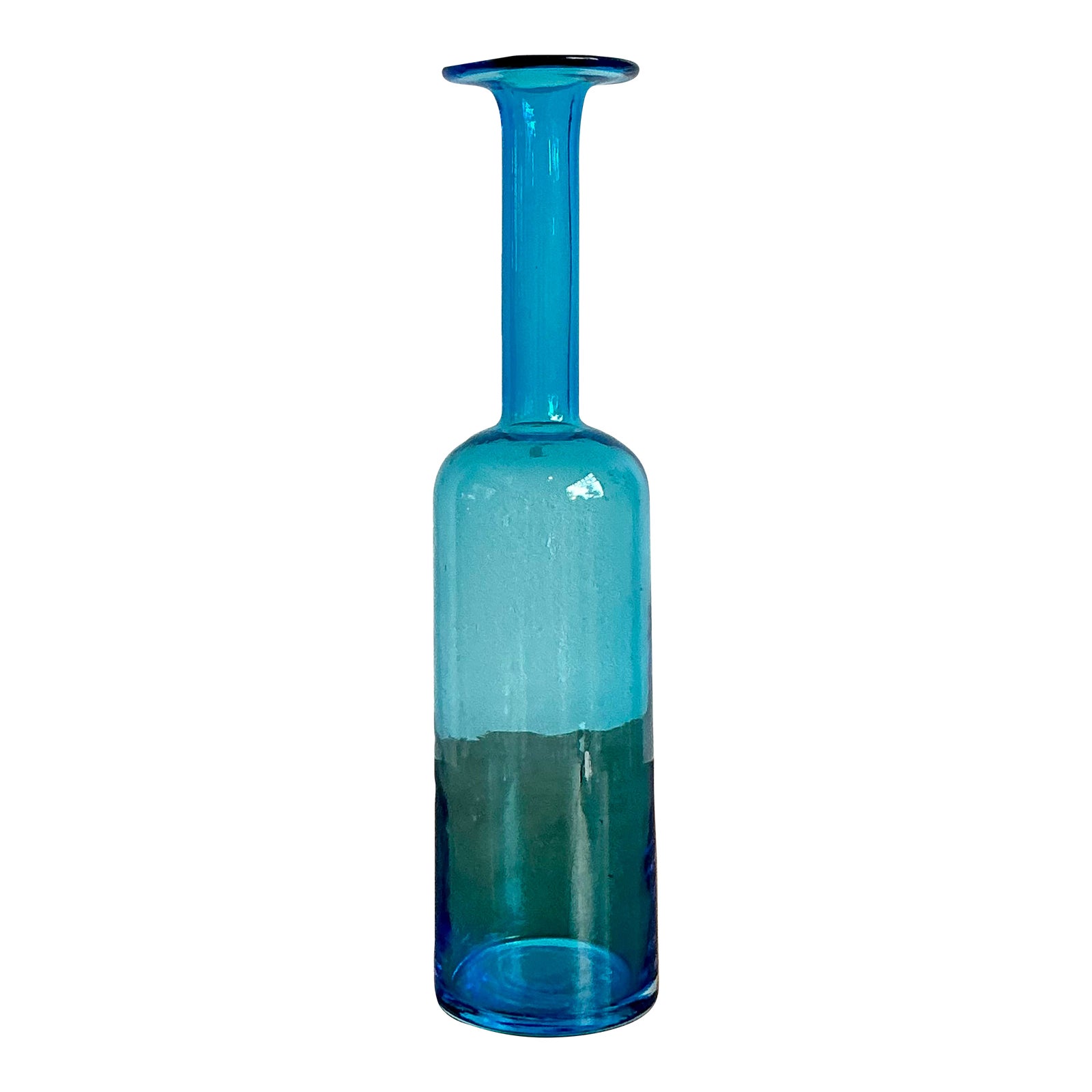 Vintage Boho Holmegaatd Glass Vase