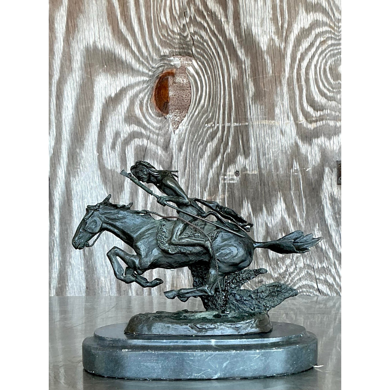 Vintage Boho Horse and Rider - Top view