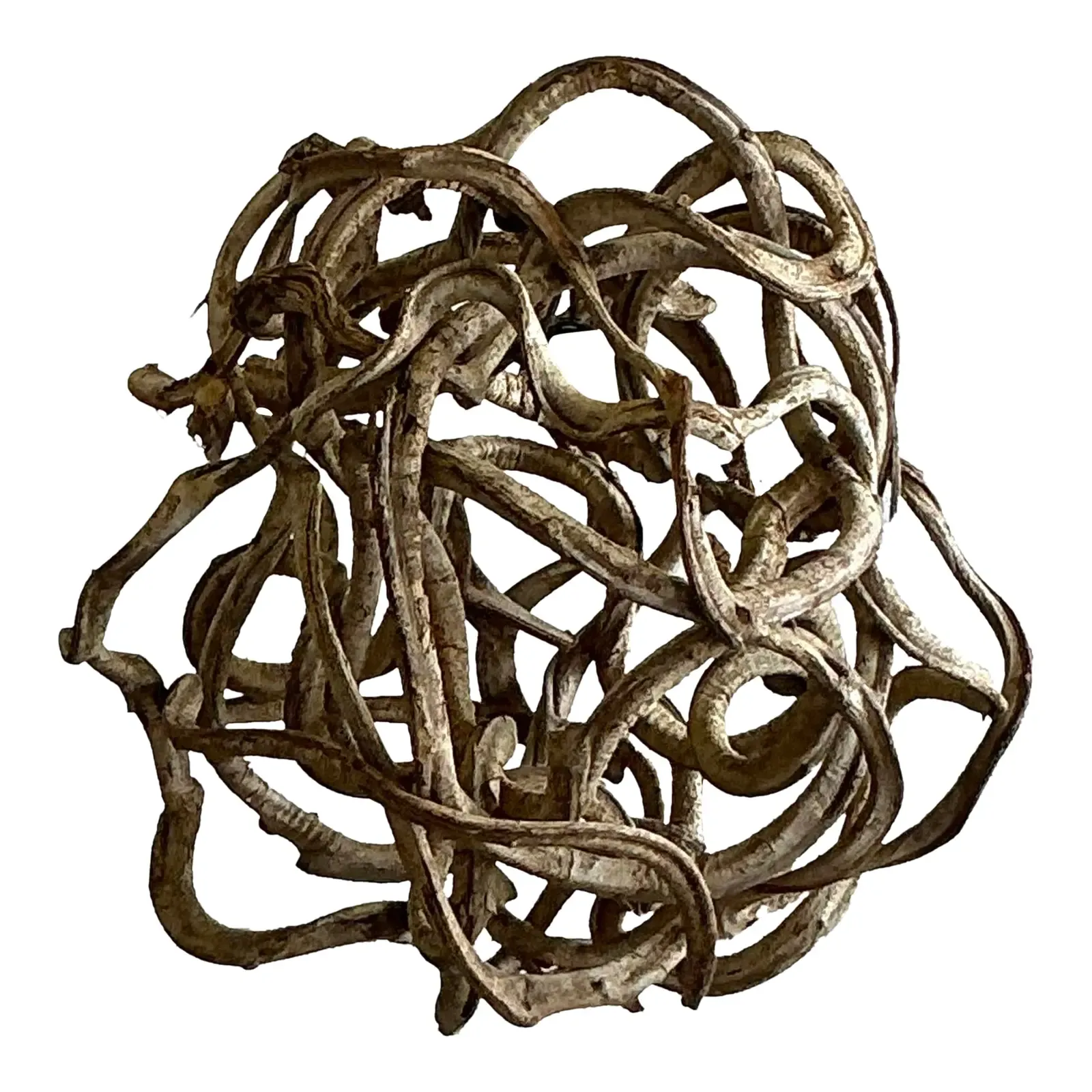 Vintage Boho Large Root Ball Chandelier - Detail view