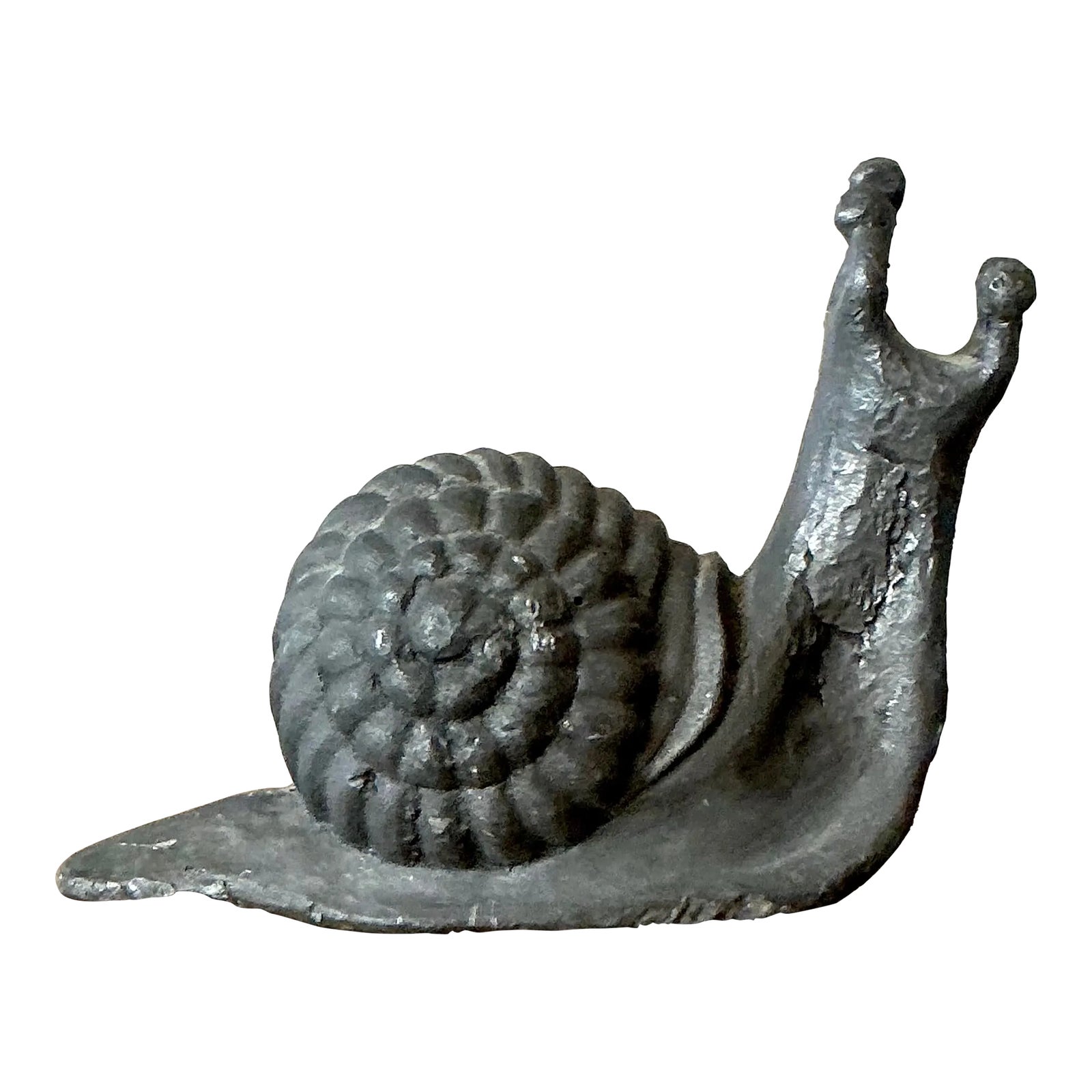 Vintage Boho Lead Snail