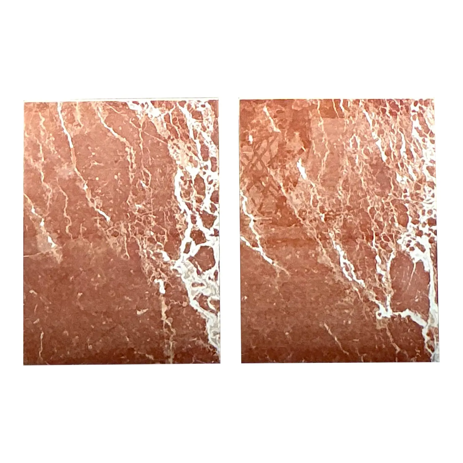 Vintage Boho Marble Pedestals - a Pair