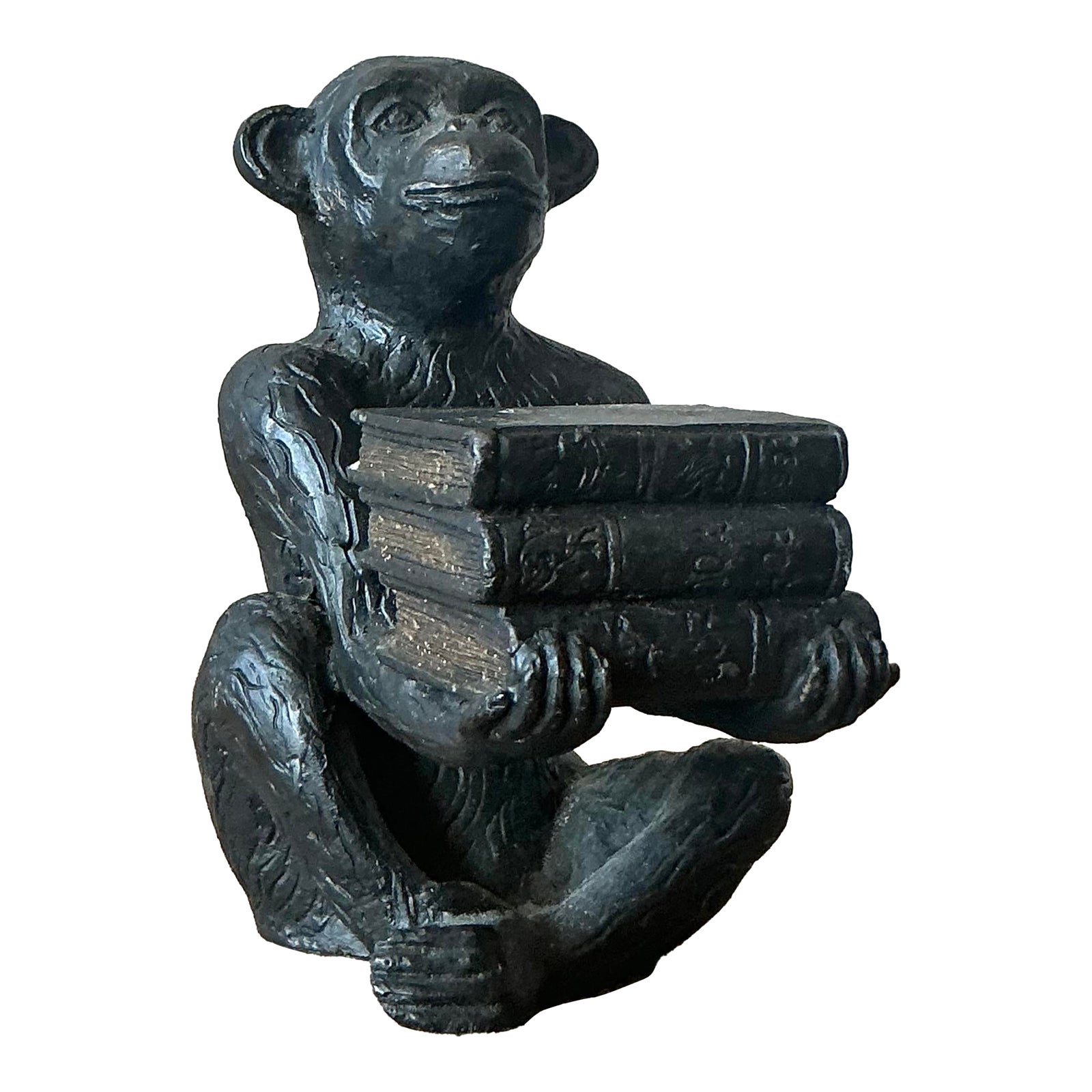 Vintage Boho Metal Monkey