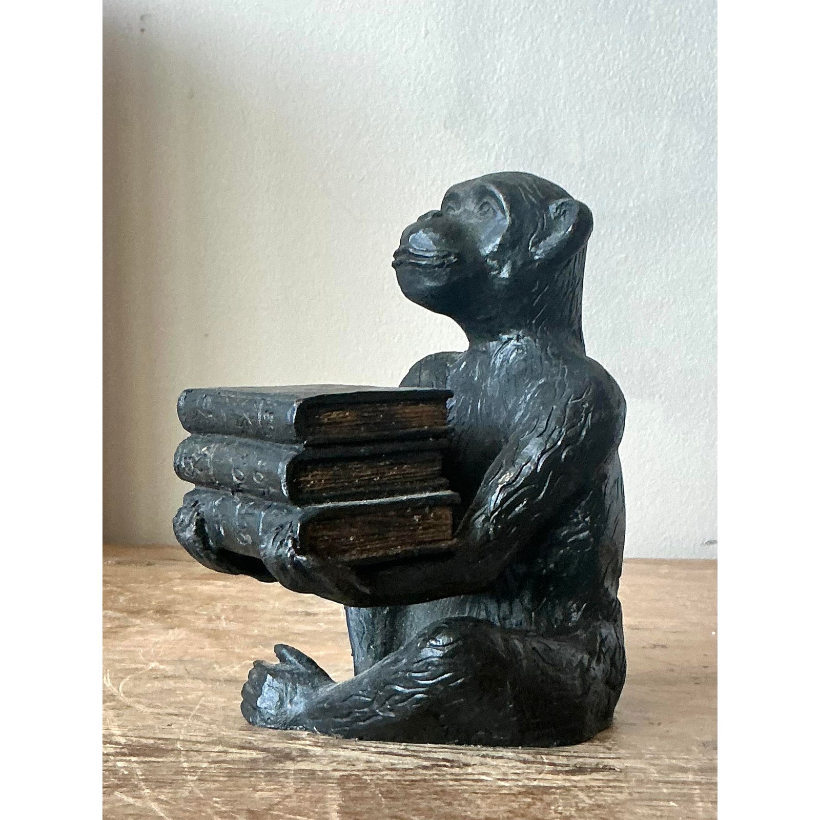 Vintage Boho Metal Monkey - Detail view