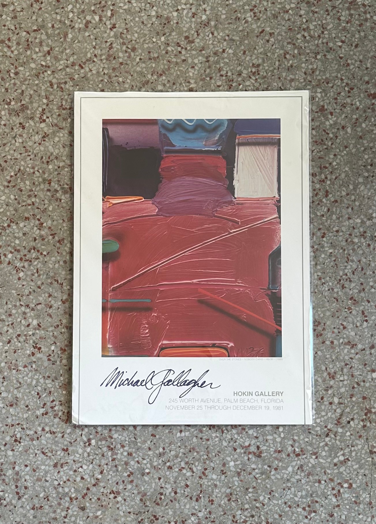 Vintage Boho Michael Gallagher Ad Poster
