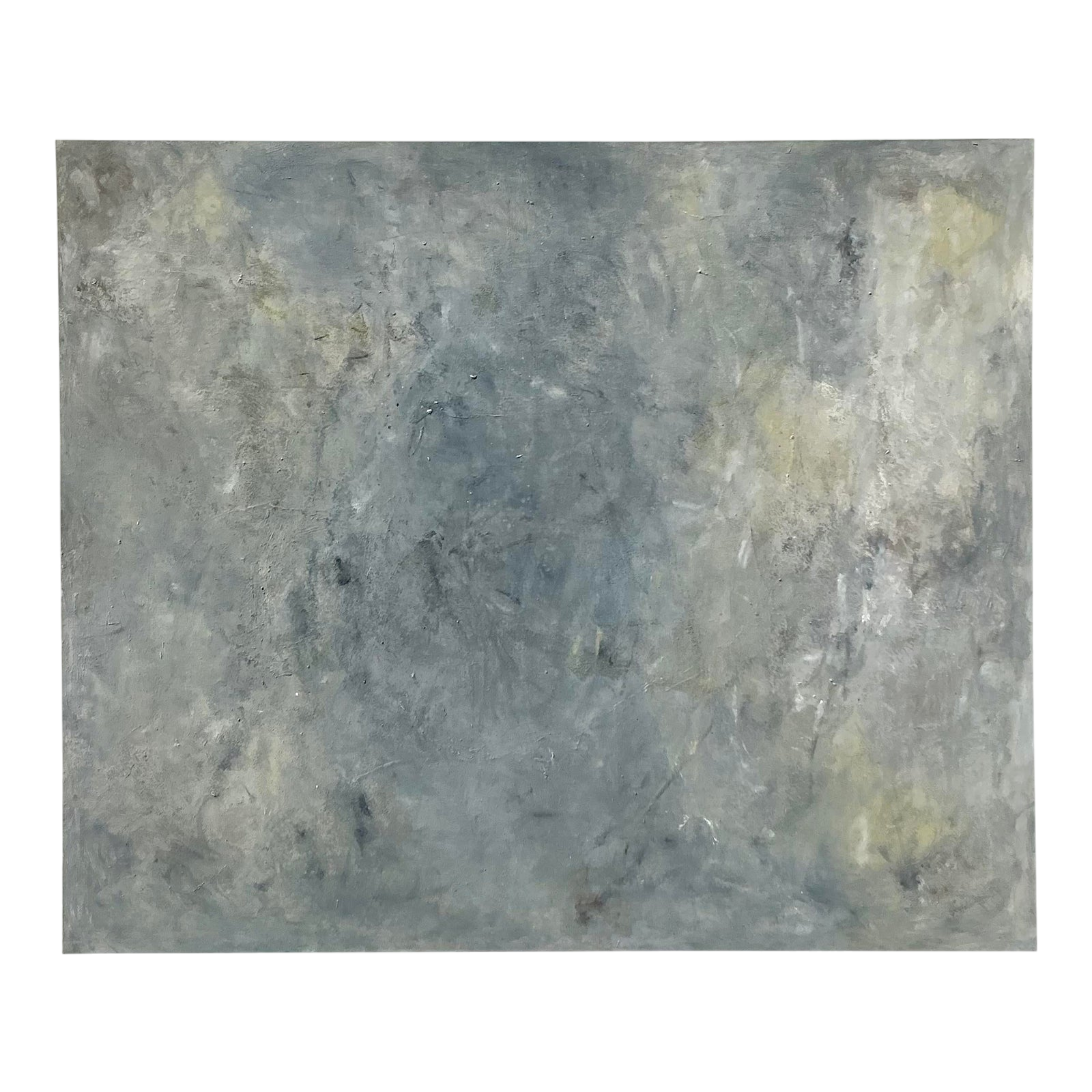Vintage Boho Monumental Abstract Oil Painting on Canvas