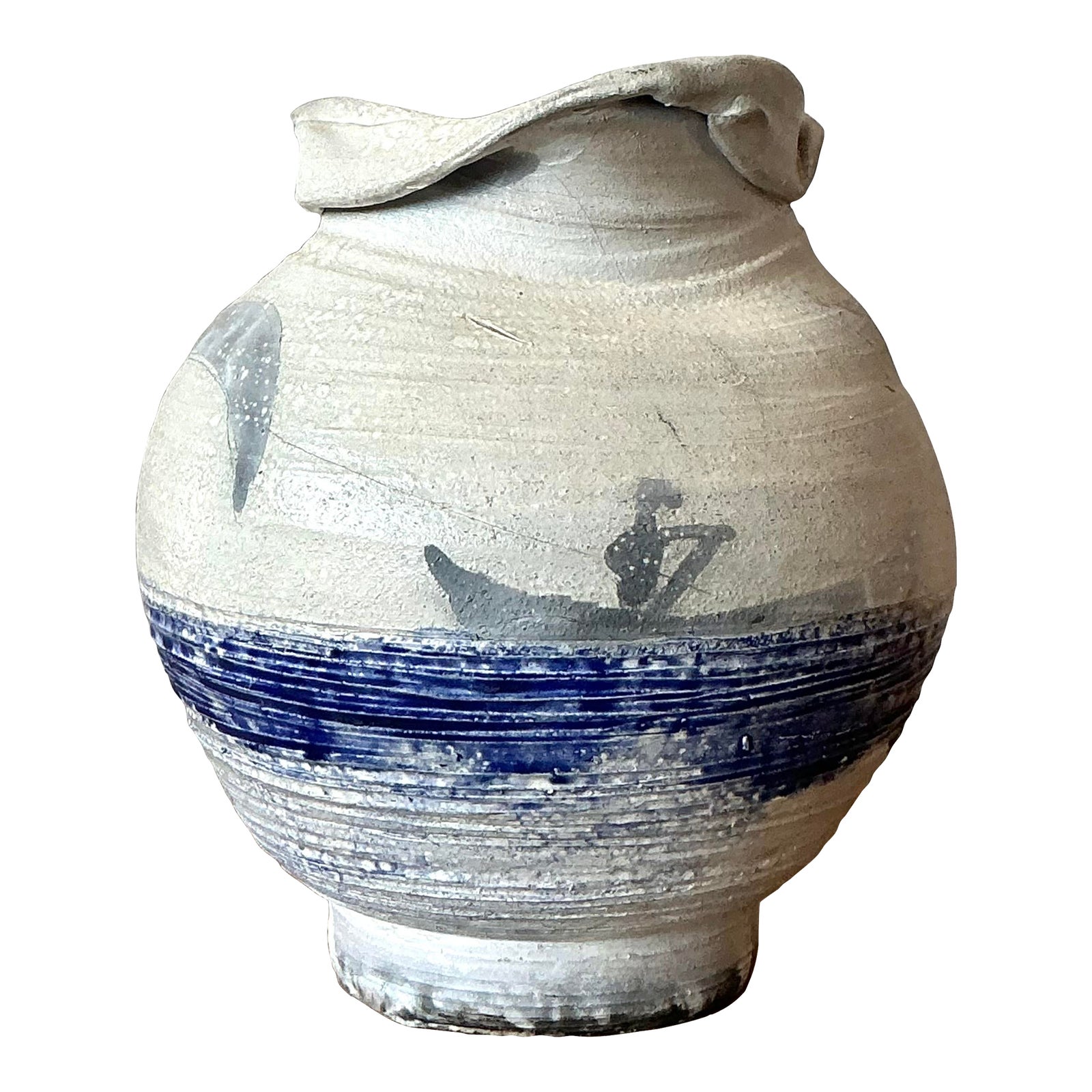 Vintage Boho Moonlight Studio Pottery Vase