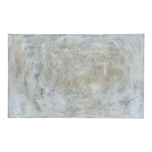 Vintage Boho Original Abstract Oil Painting on Canvas