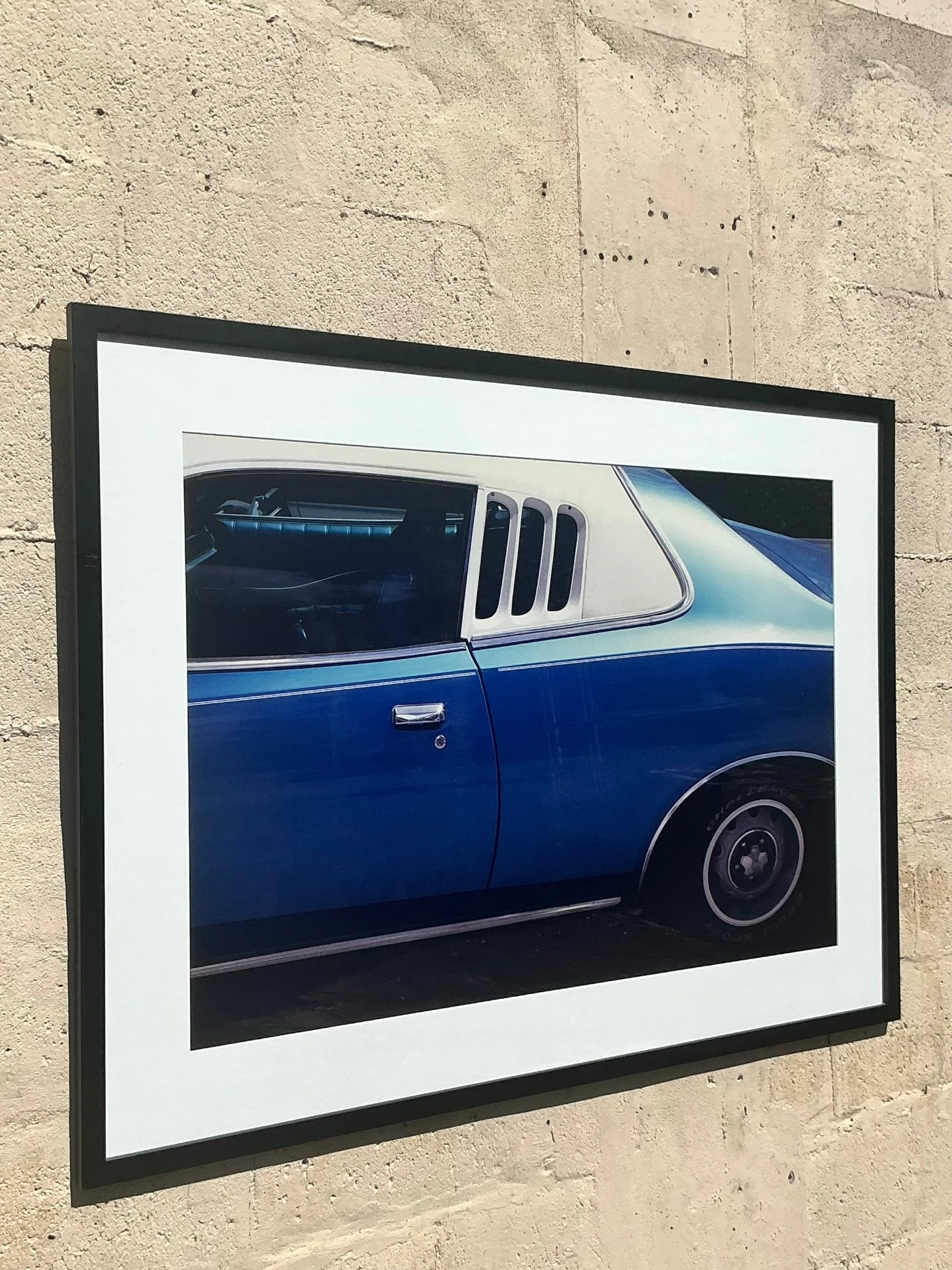 Vintage Boho Original Car Photograph - Top view