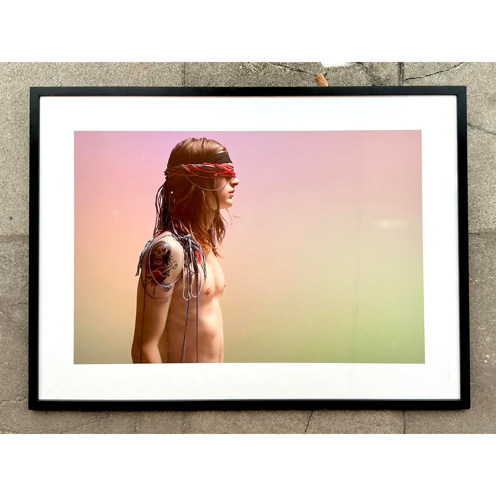 Vintage Boho Original Fashion Figurative Photograph - Detail view