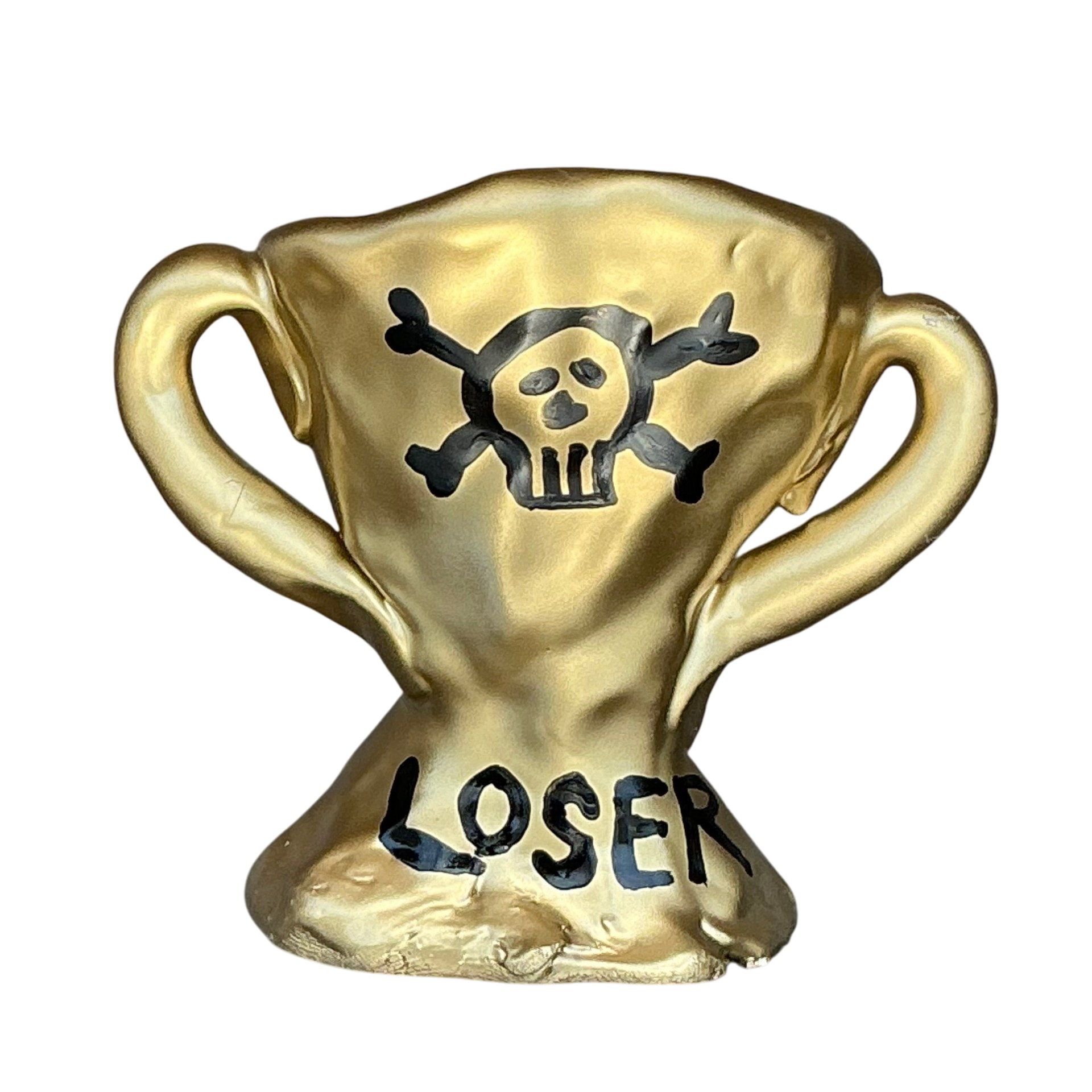 Vintage Boho Original Studio Pottery Loser Trophy