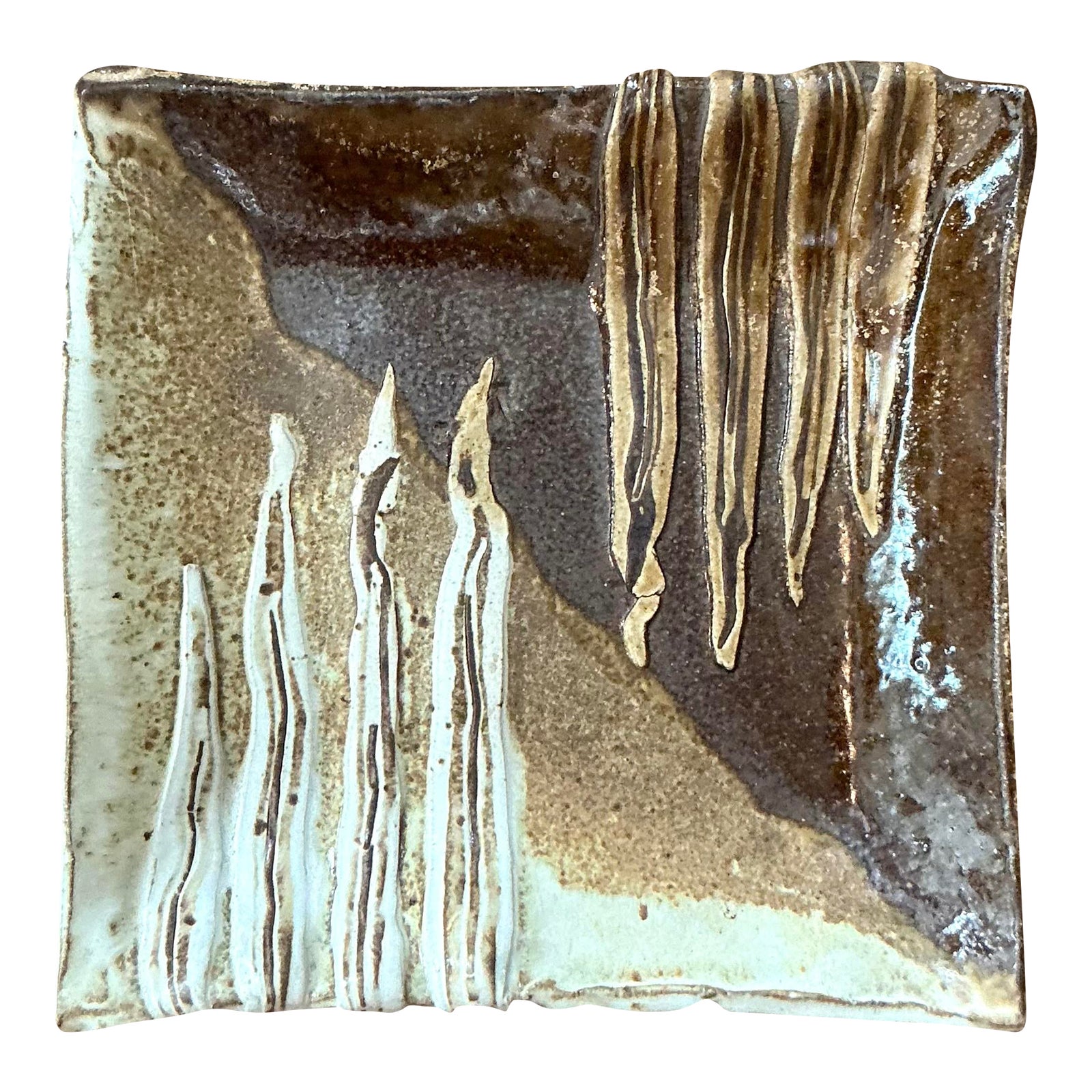 Vintage Boho Original Studio Pottery Tray