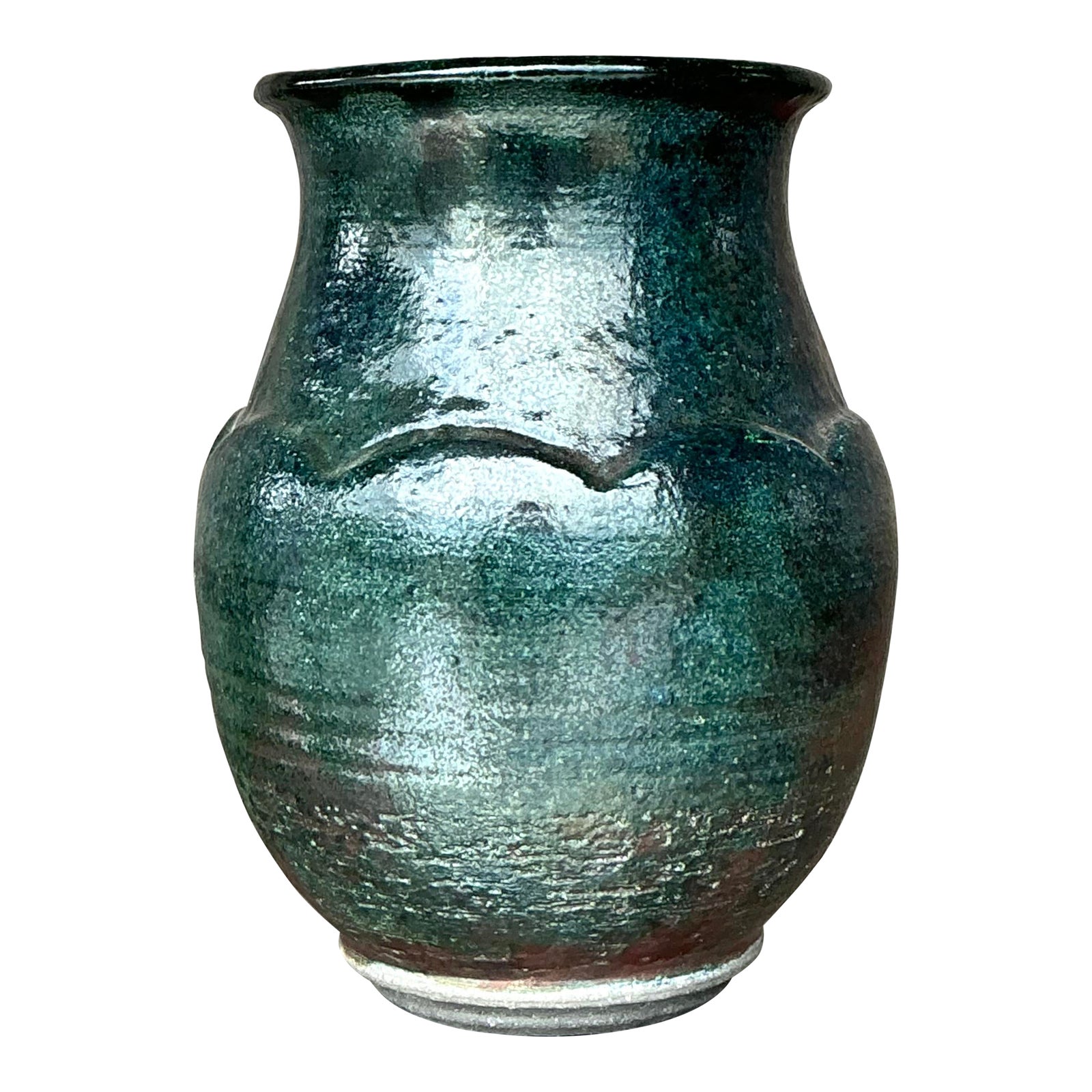 Vintage Boho Original Studio Pottery Vase - Detail view