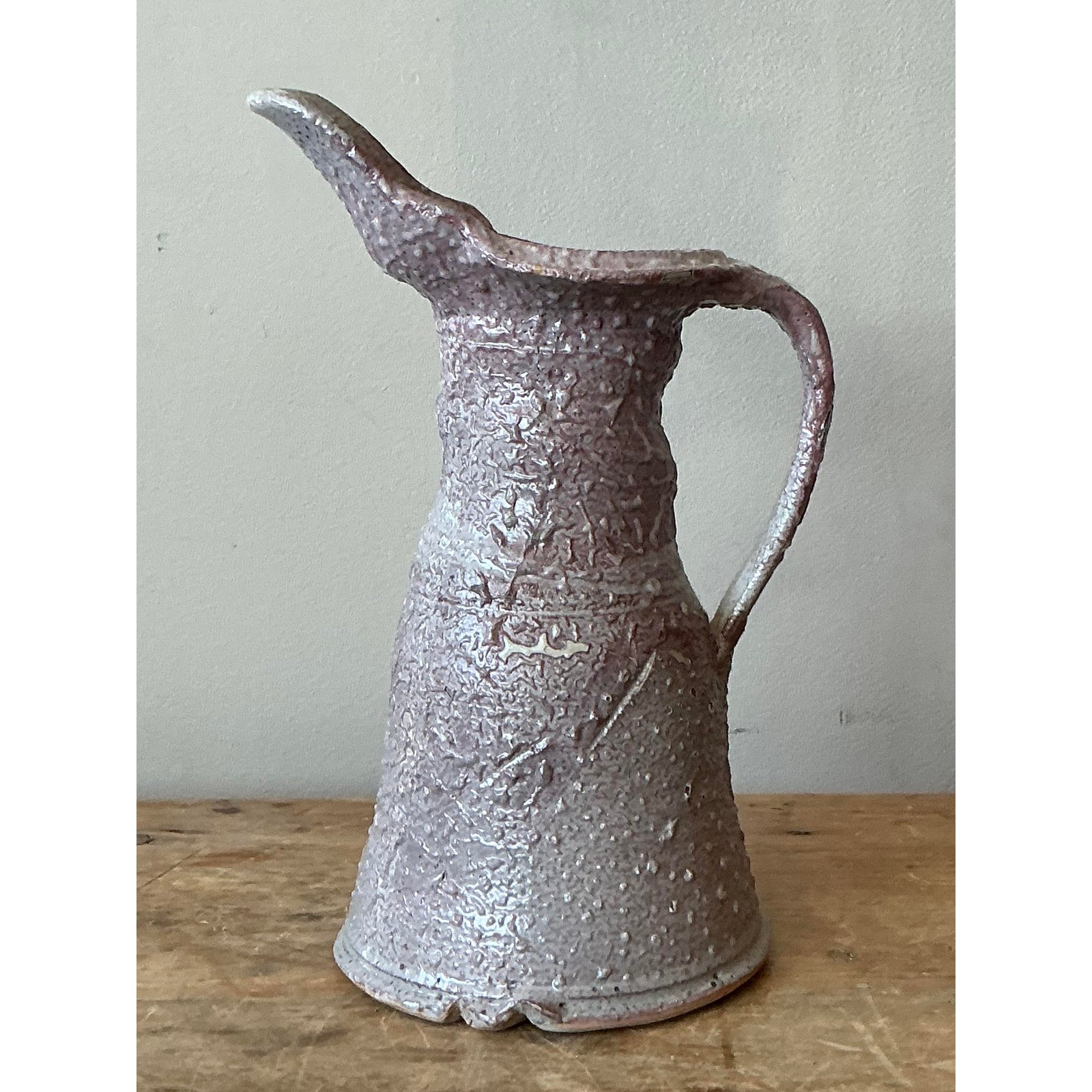 Vintage Boho Original Studio Pottery Vase - Detail view