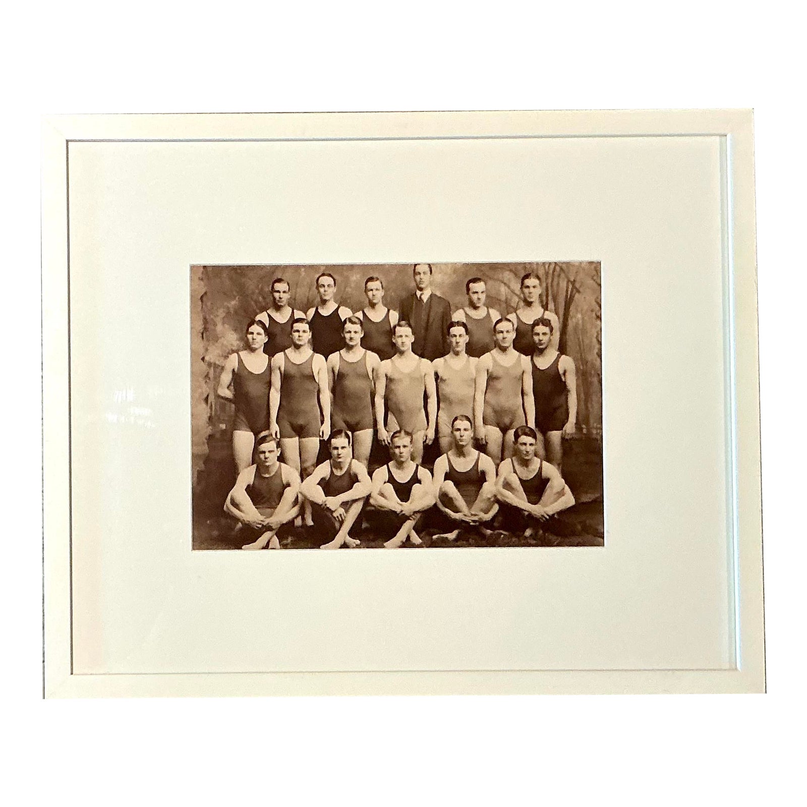 Vintage Boho Original Yale Swim Team Photo