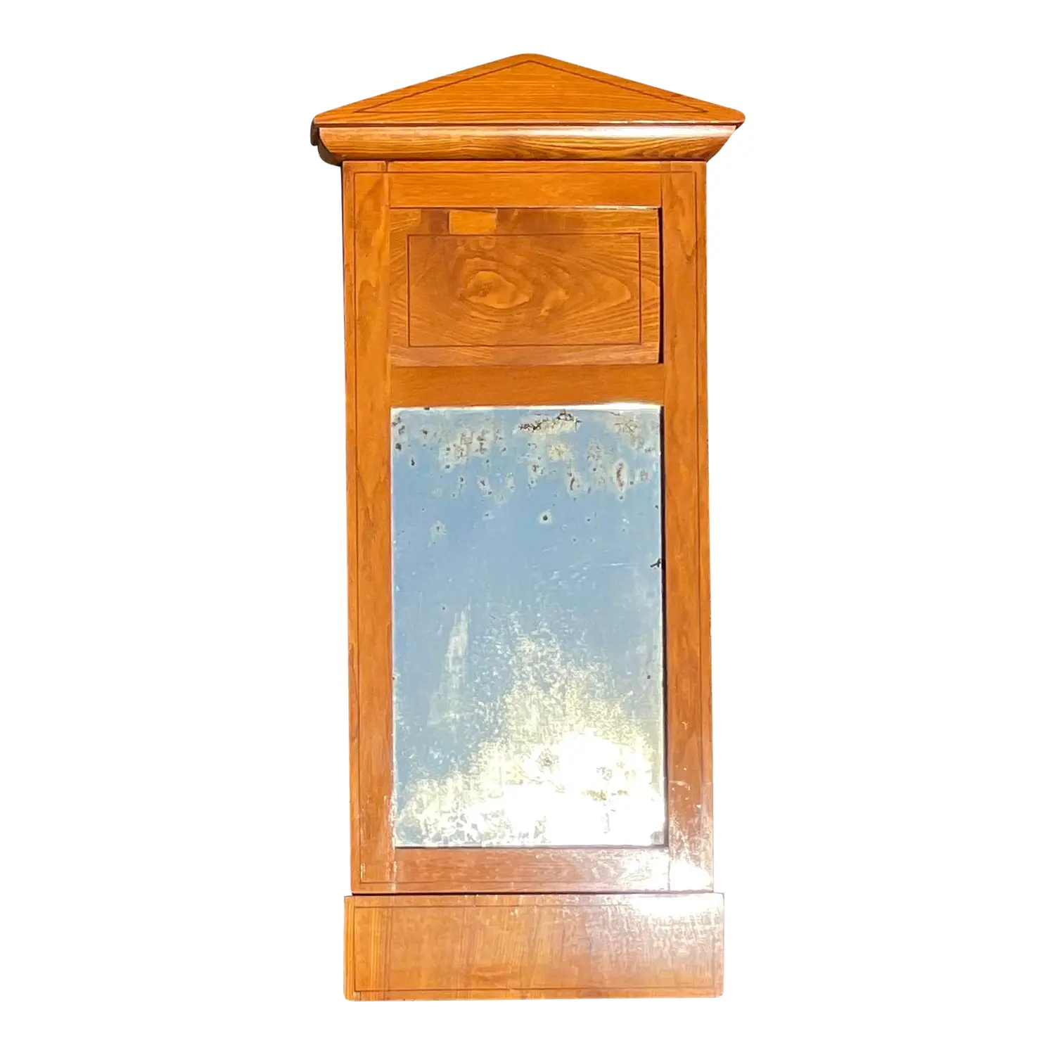Vintage Boho Petite Pediment Mirror