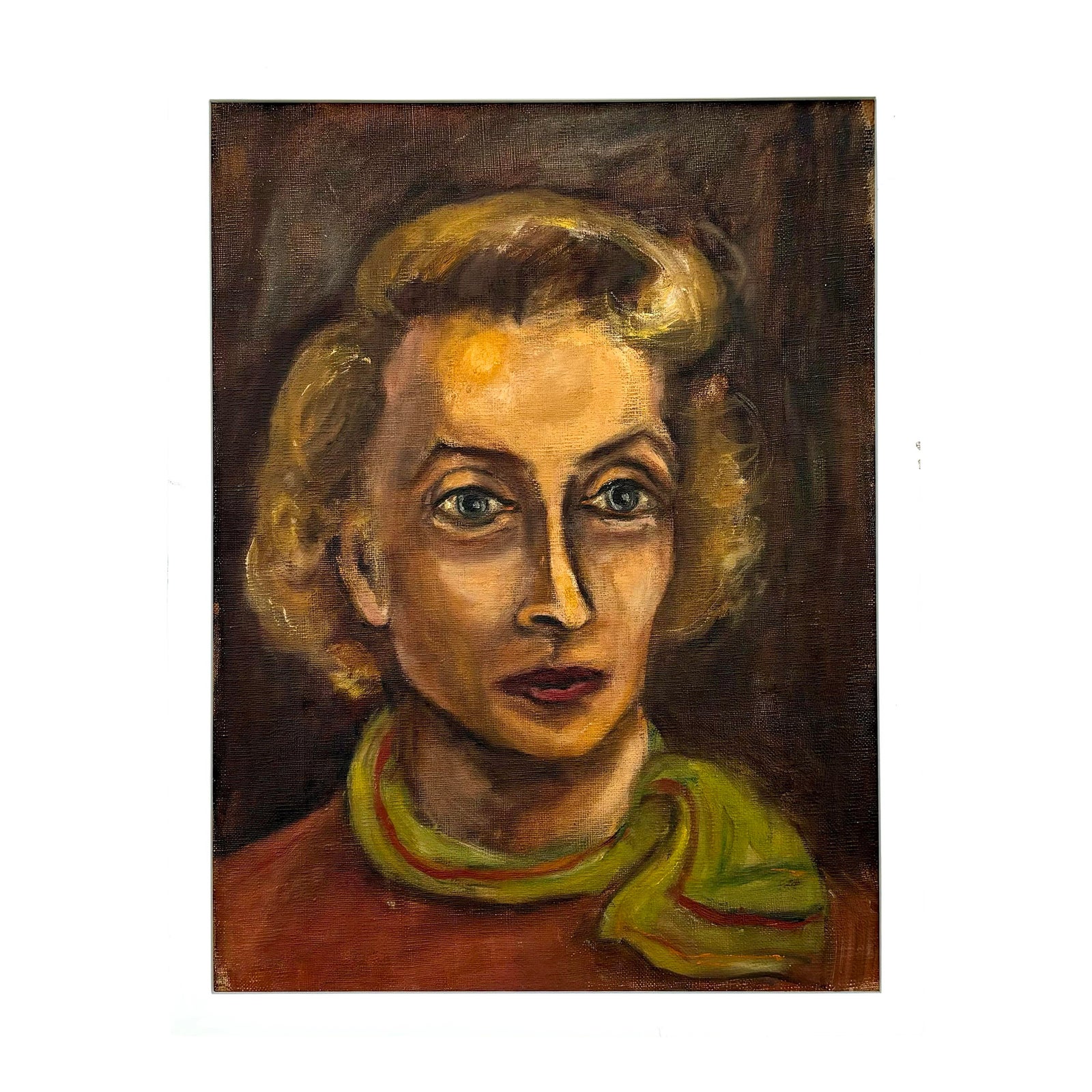 Vintage Boho Portrait of a Woman on Board