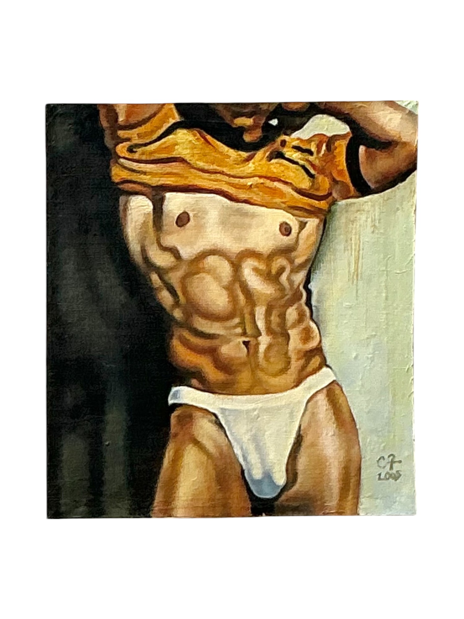 Vintage Boho Portrait Of Athlete - Detail view