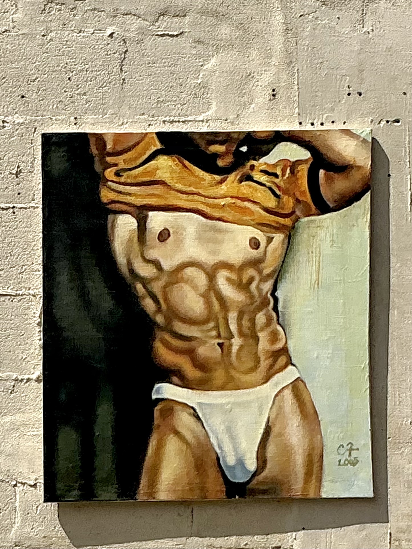 Vintage Boho Portrait Of Athlete - Top view