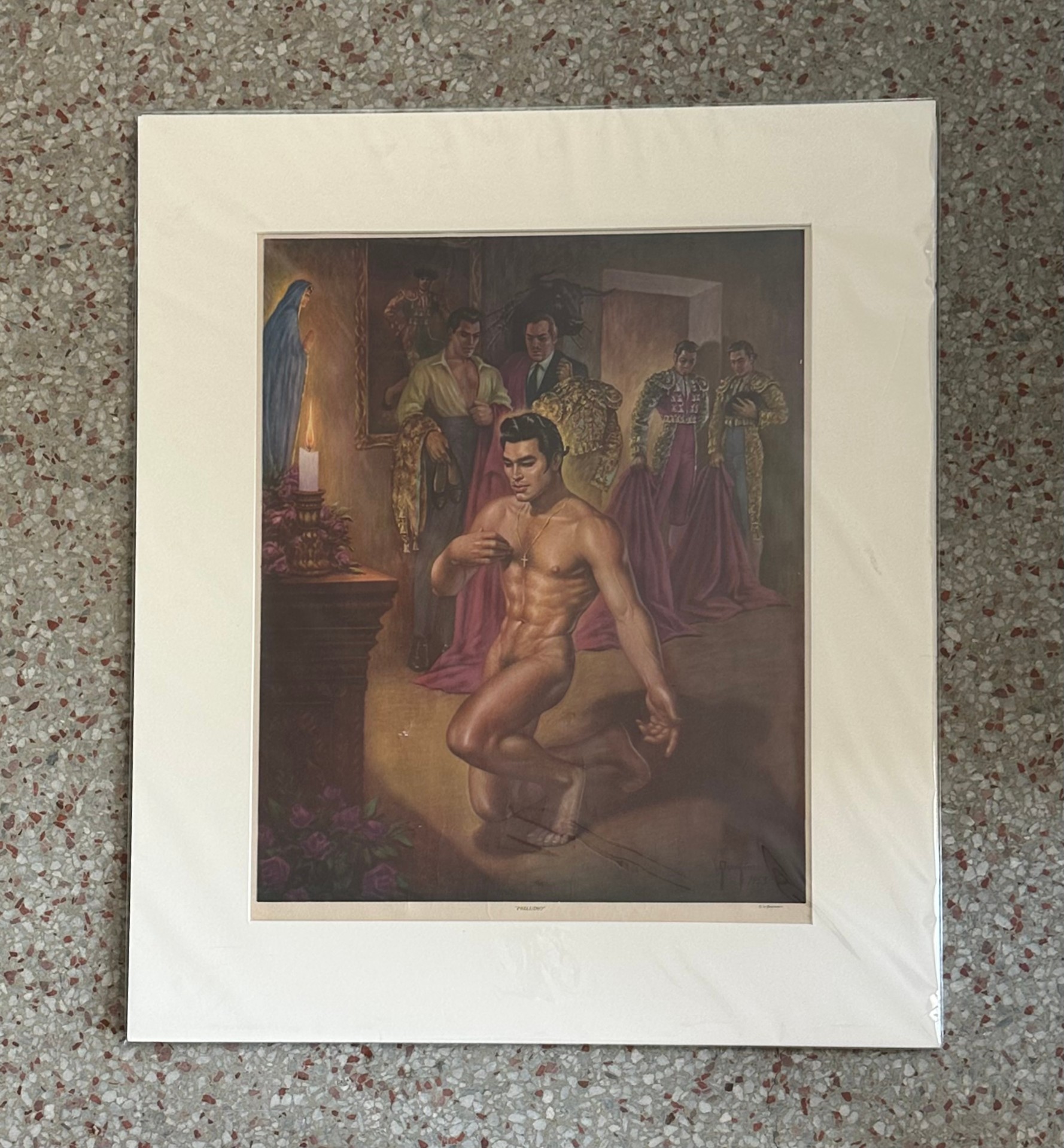 Vintage Boho Poster "Quintance" - Back view
