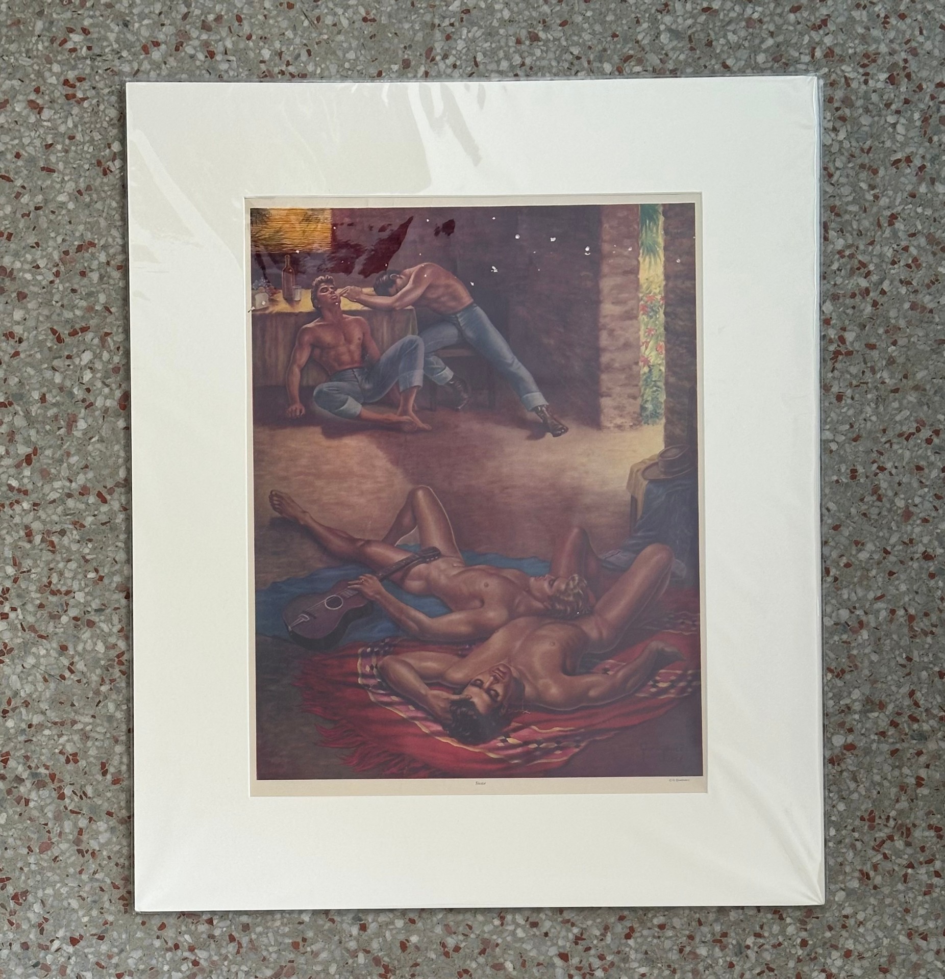 Vintage Boho Poster "Quintance" - Top view
