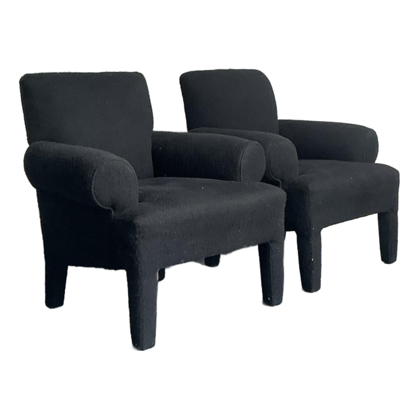Vintage Boho Postmodern Lounge Chairs After Donghia - A Pair - Detail view