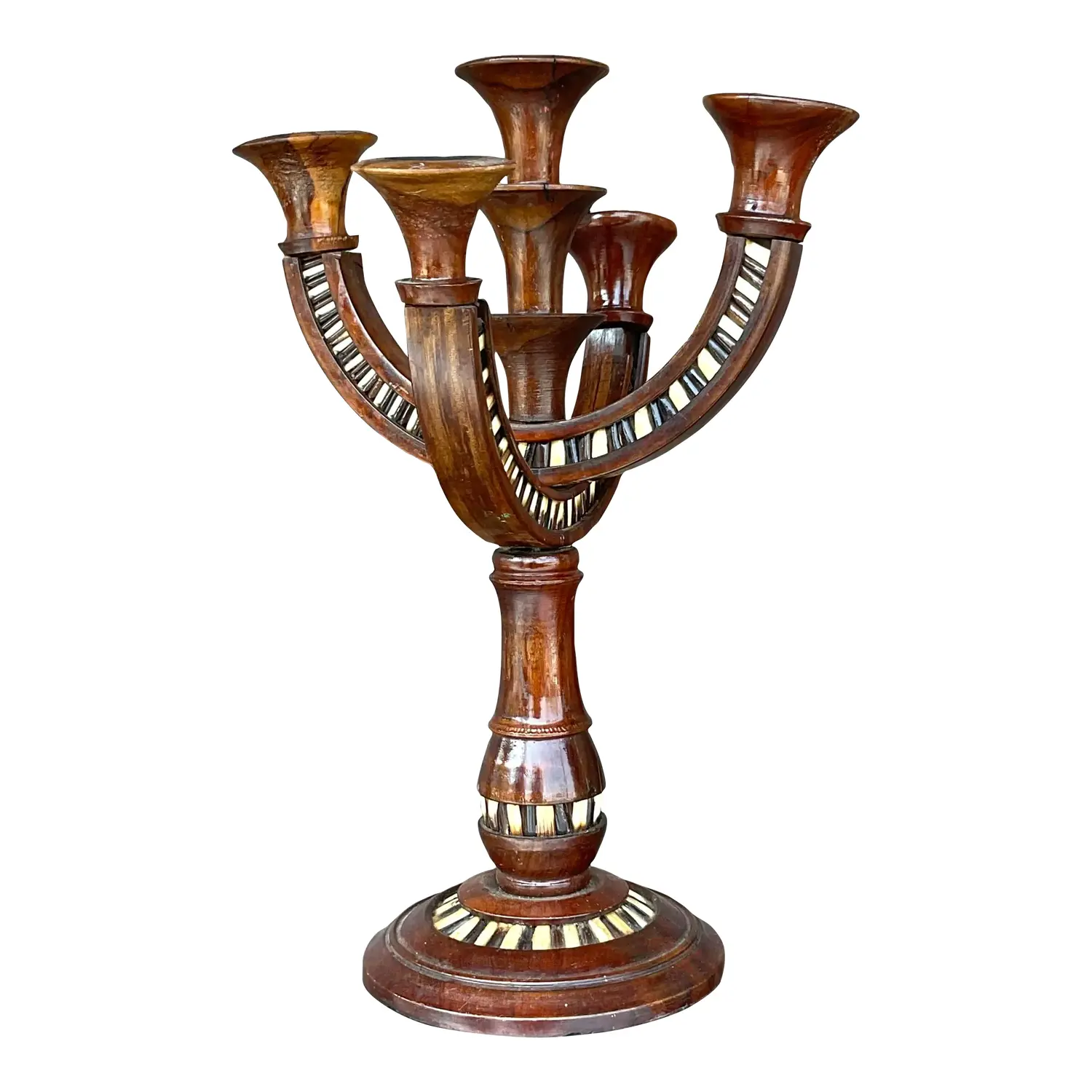 Vintage Boho Quill Candelabra