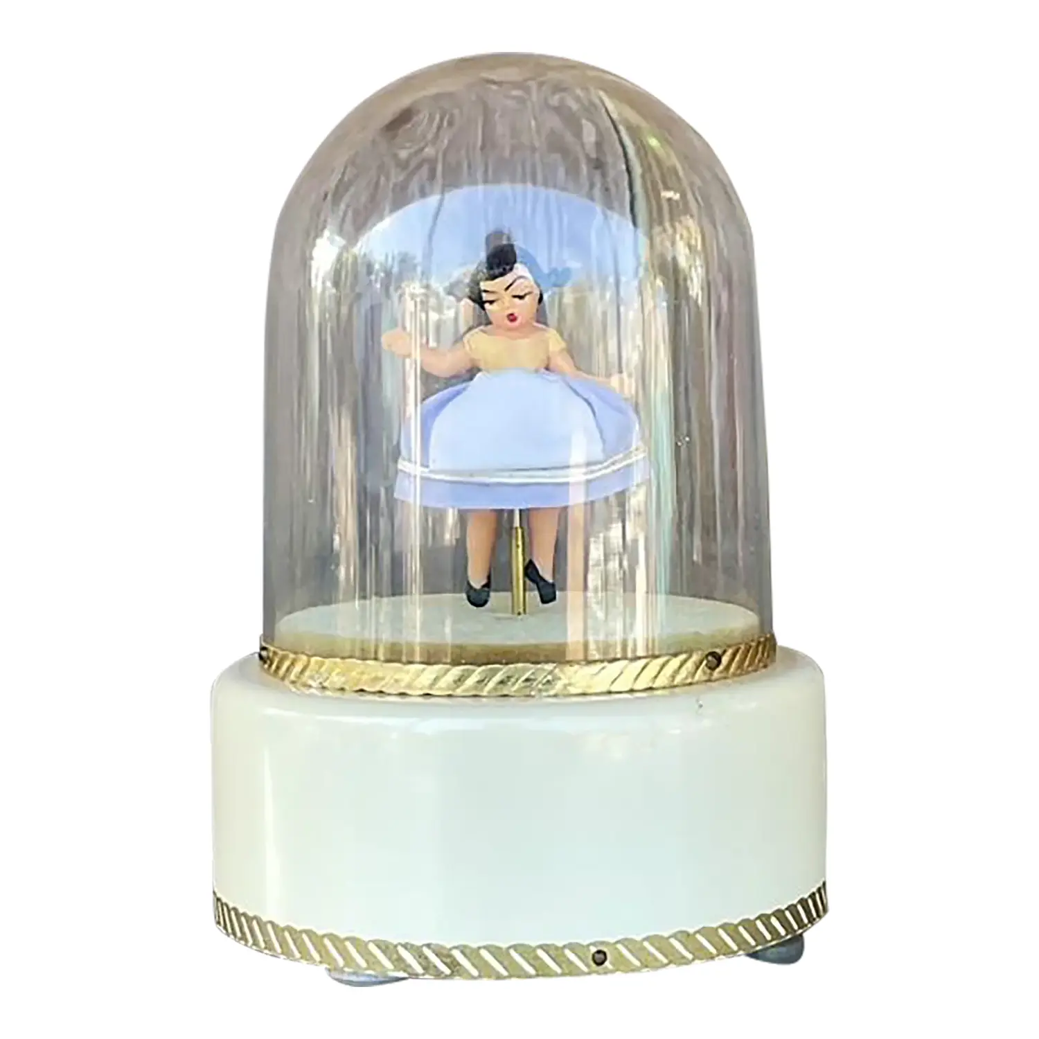 Vintage Boho Reuge Swiss Ballerina Music Box