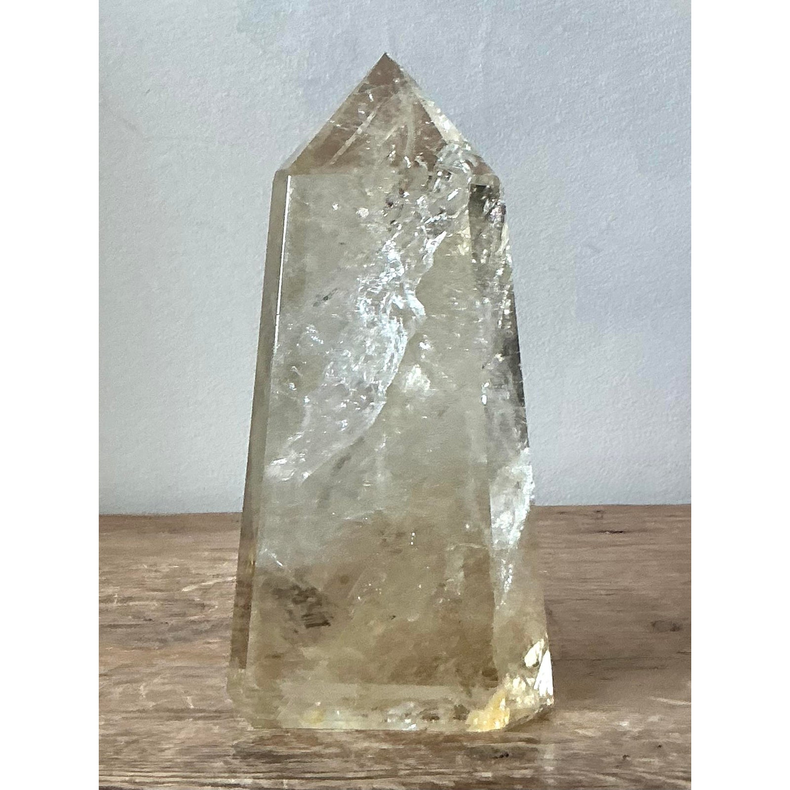Vintage Boho Rock Crystal Tower - Back view