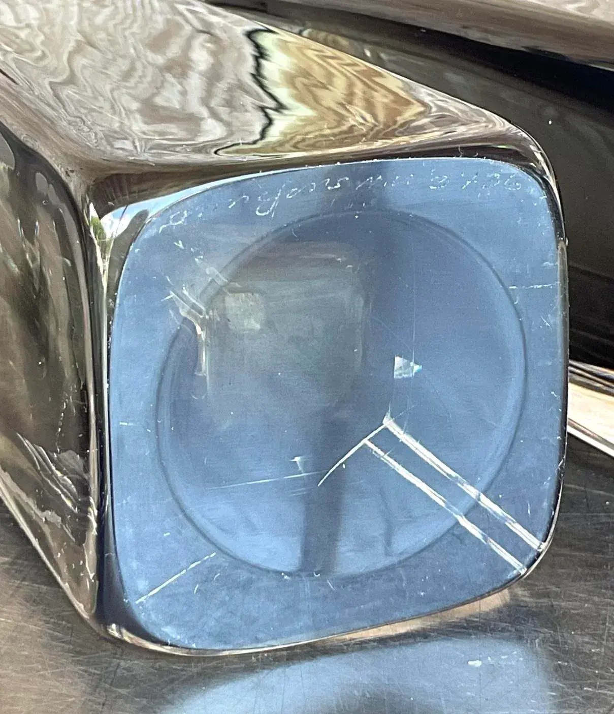 Vintage Boho Signed Art Glass Trio of Bud Vases