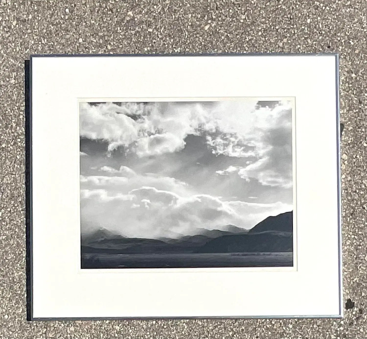 Vintage Boho Signed Original Landscape Photograph - Detail view