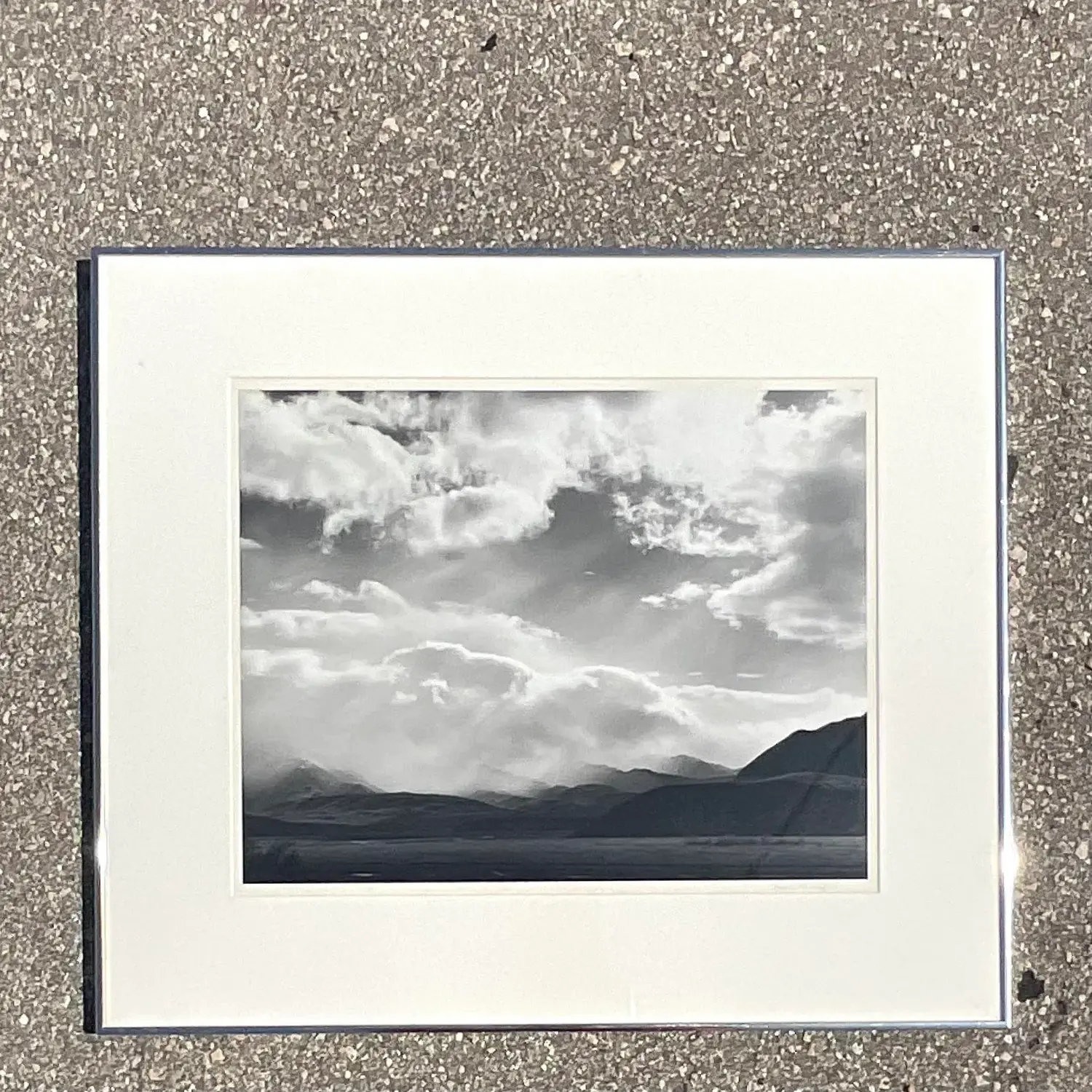 Vintage Boho Signed Original Landscape Photograph - Top view