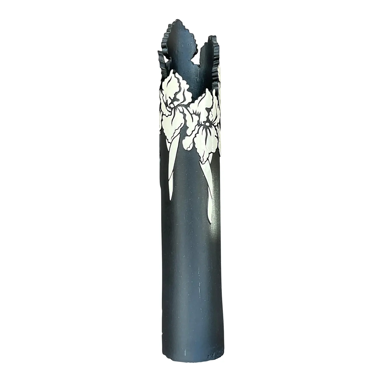 Vintage Boho Slab Built Studio Pottery Vase