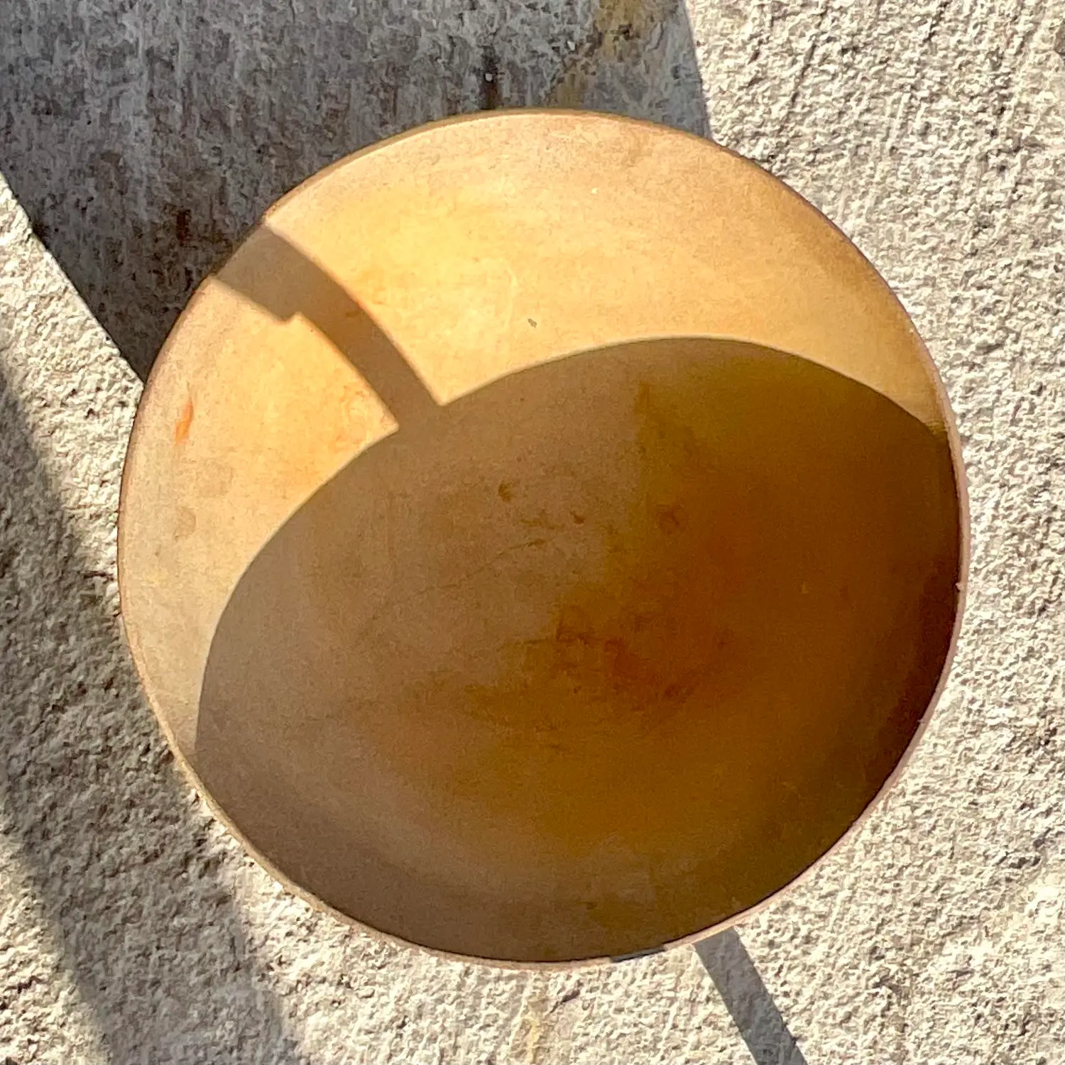Vintage Boho Studio Pottery Bowl - Detail view